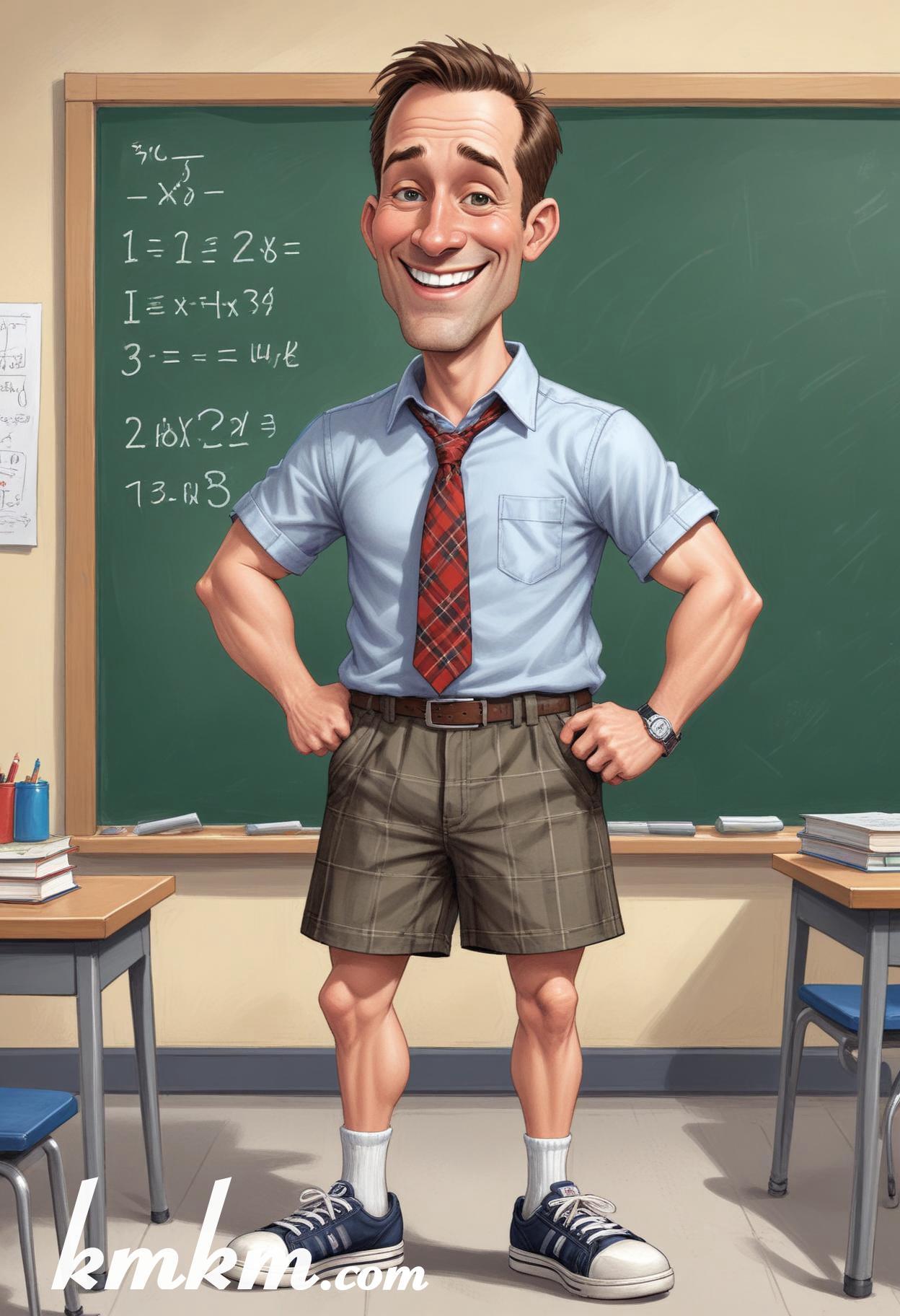 Teacher illustration cute 14