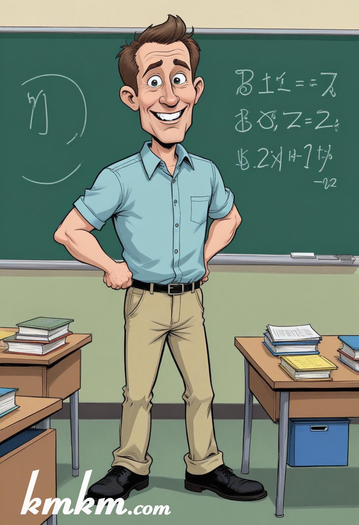 Teacher illustration cute 15