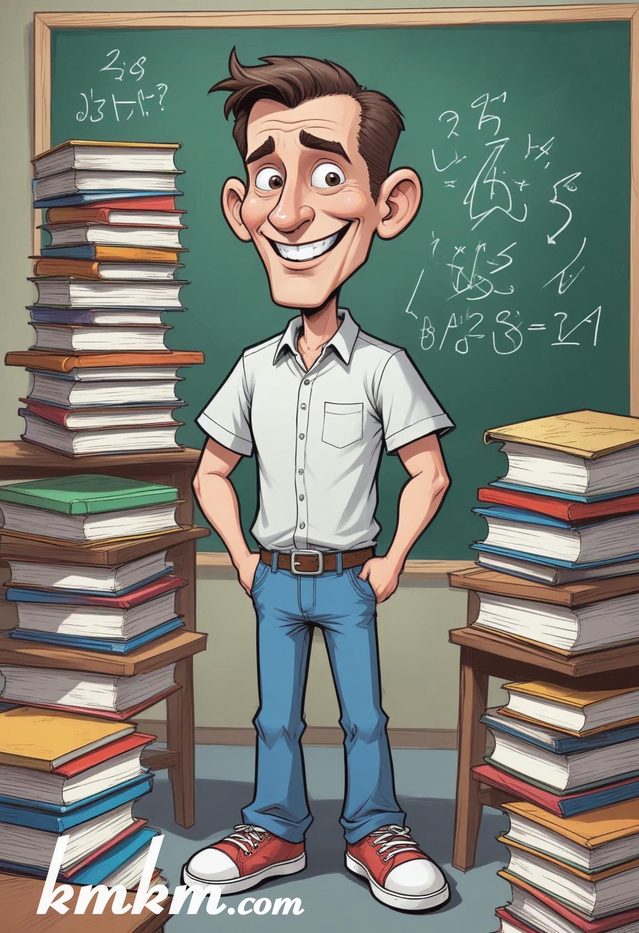 Teacher illustration cute 16
