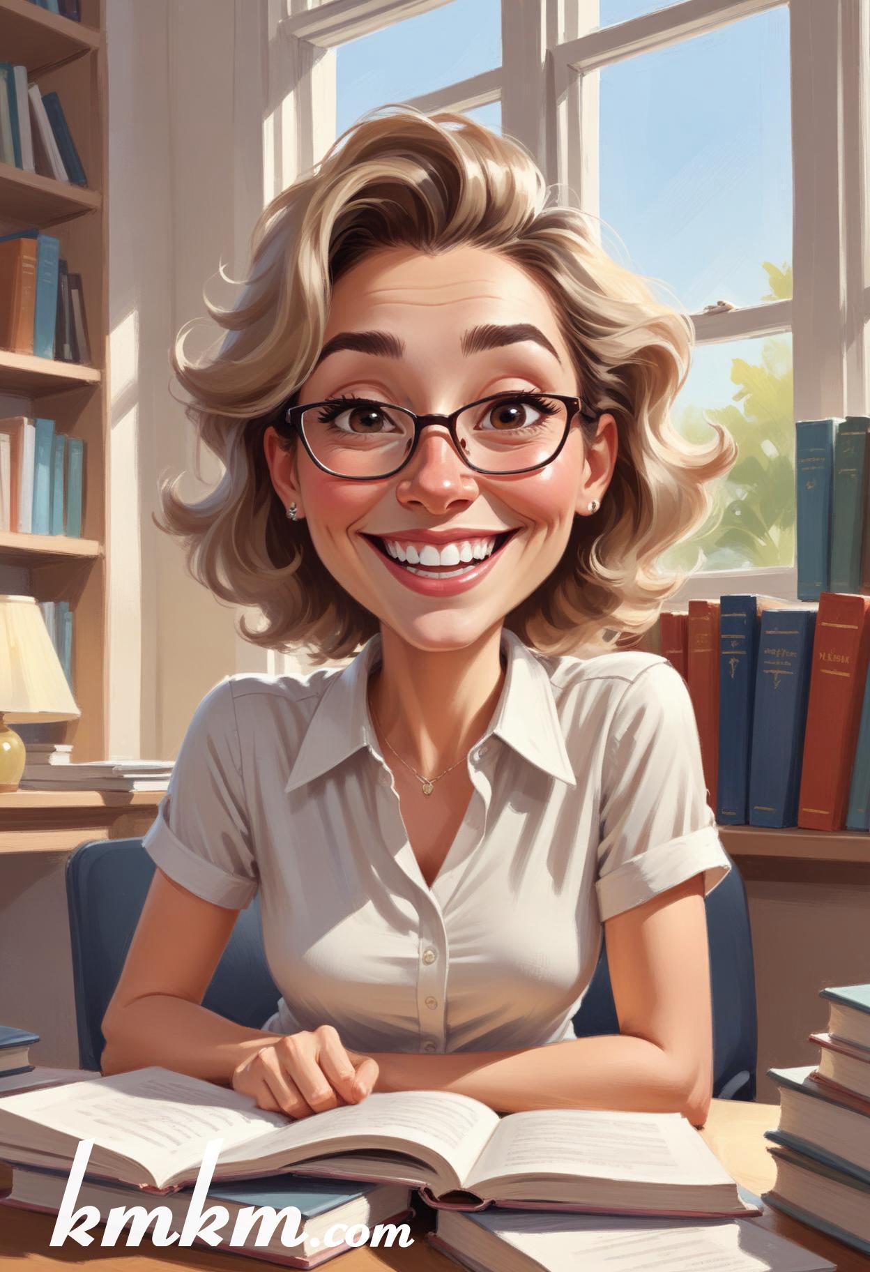 Teacher illustration cute 17