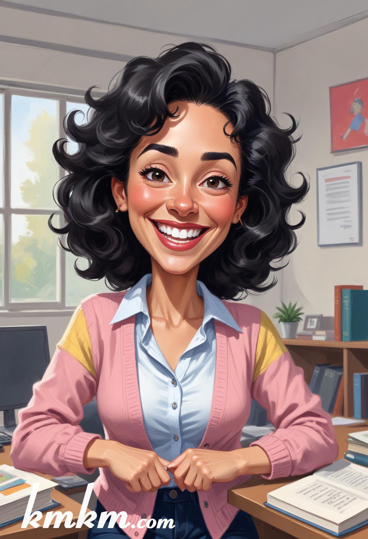 Teacher illustration cute 18