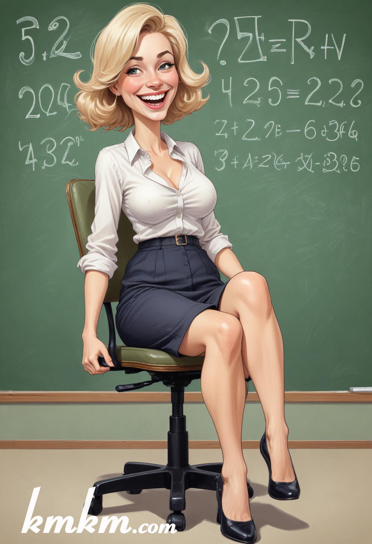 Teacher illustration cute 19