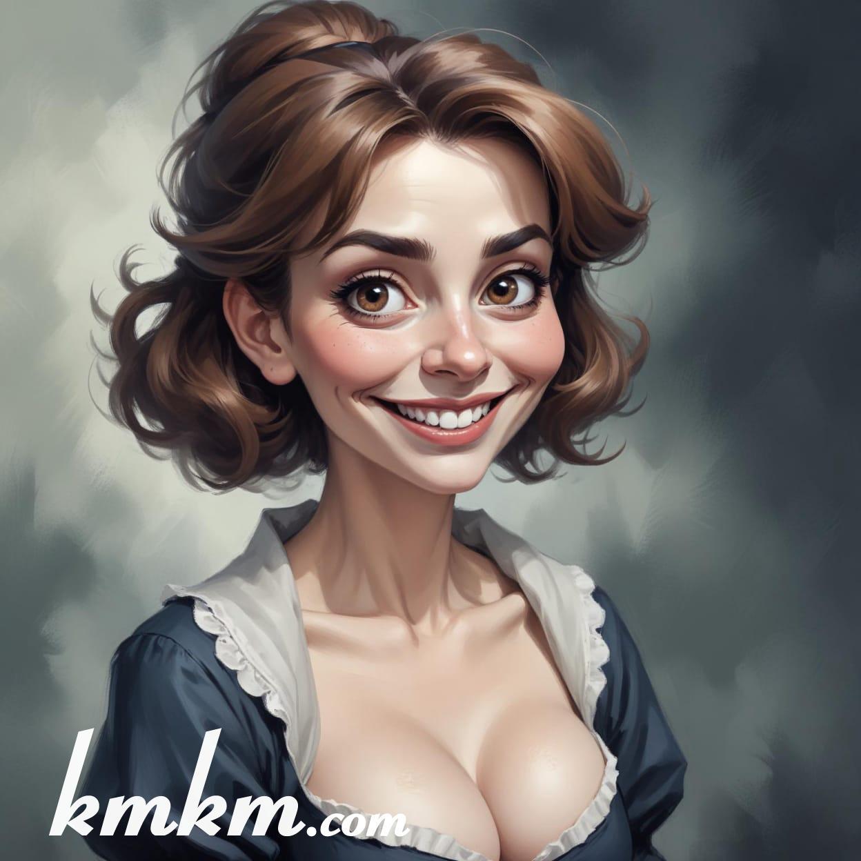 Witch caricature cartoon drawing 11