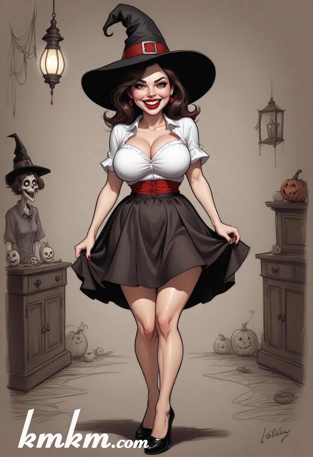 Hag costumes ideas halloween cartoon drawing 20