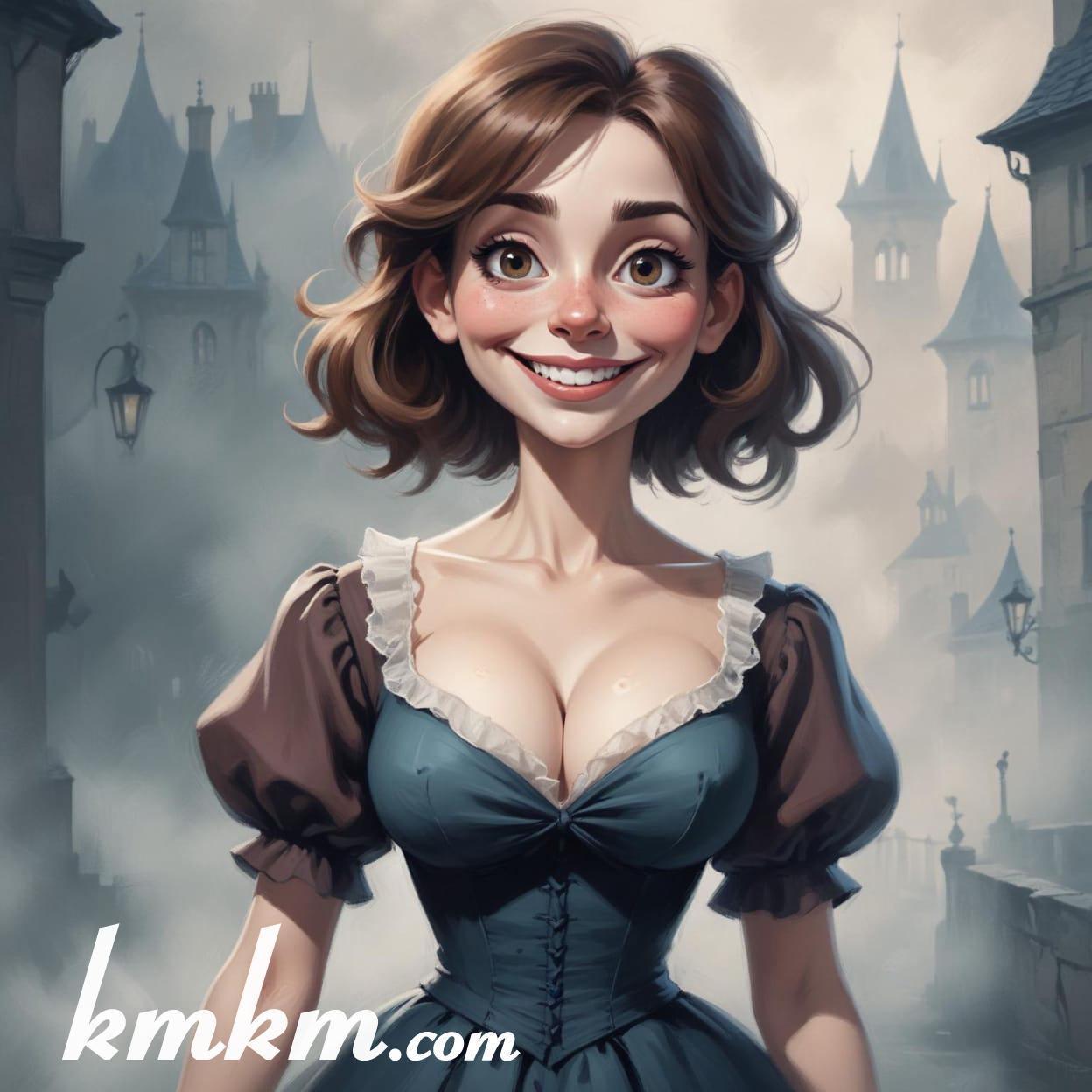 Pfp witch cartoon caricature drawing 10