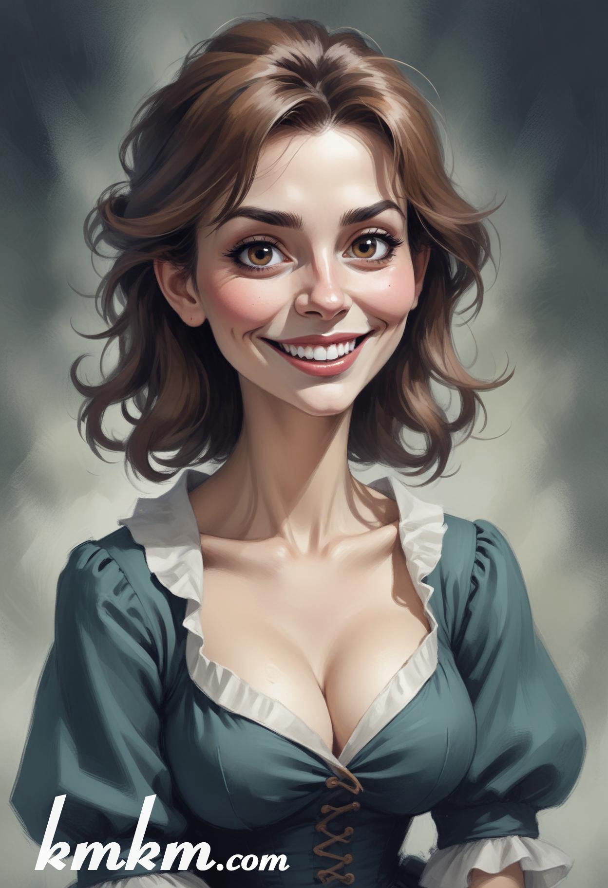 Pfp witch cartoon caricature drawing 15