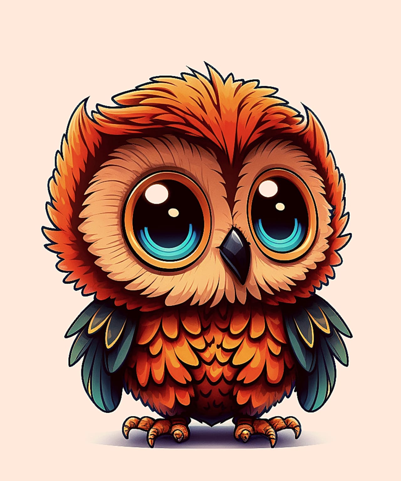 Avatar cartoon clipart baby owl sketch image designer creation
