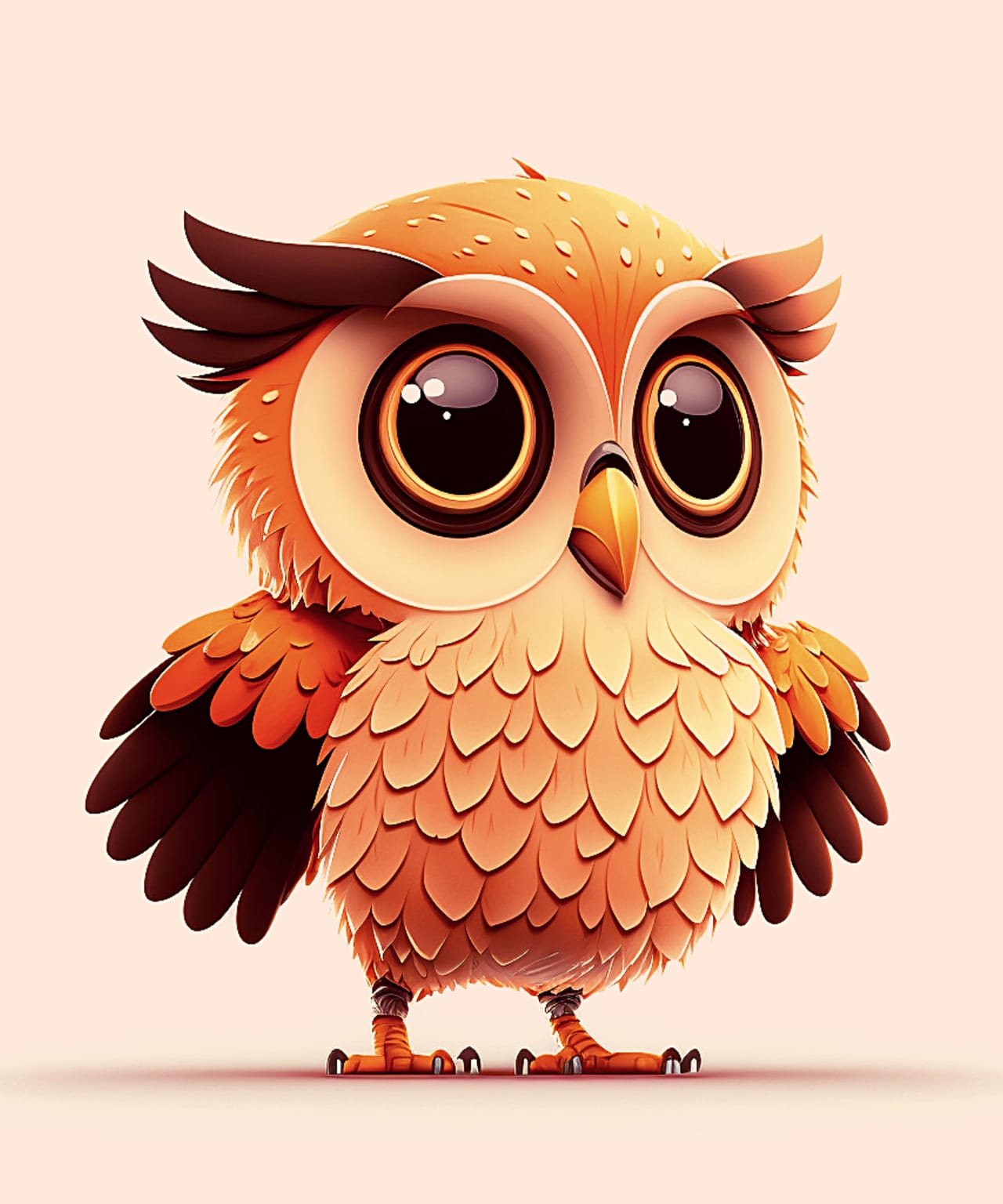 Avatar clipart baby owl cartoon illustration image