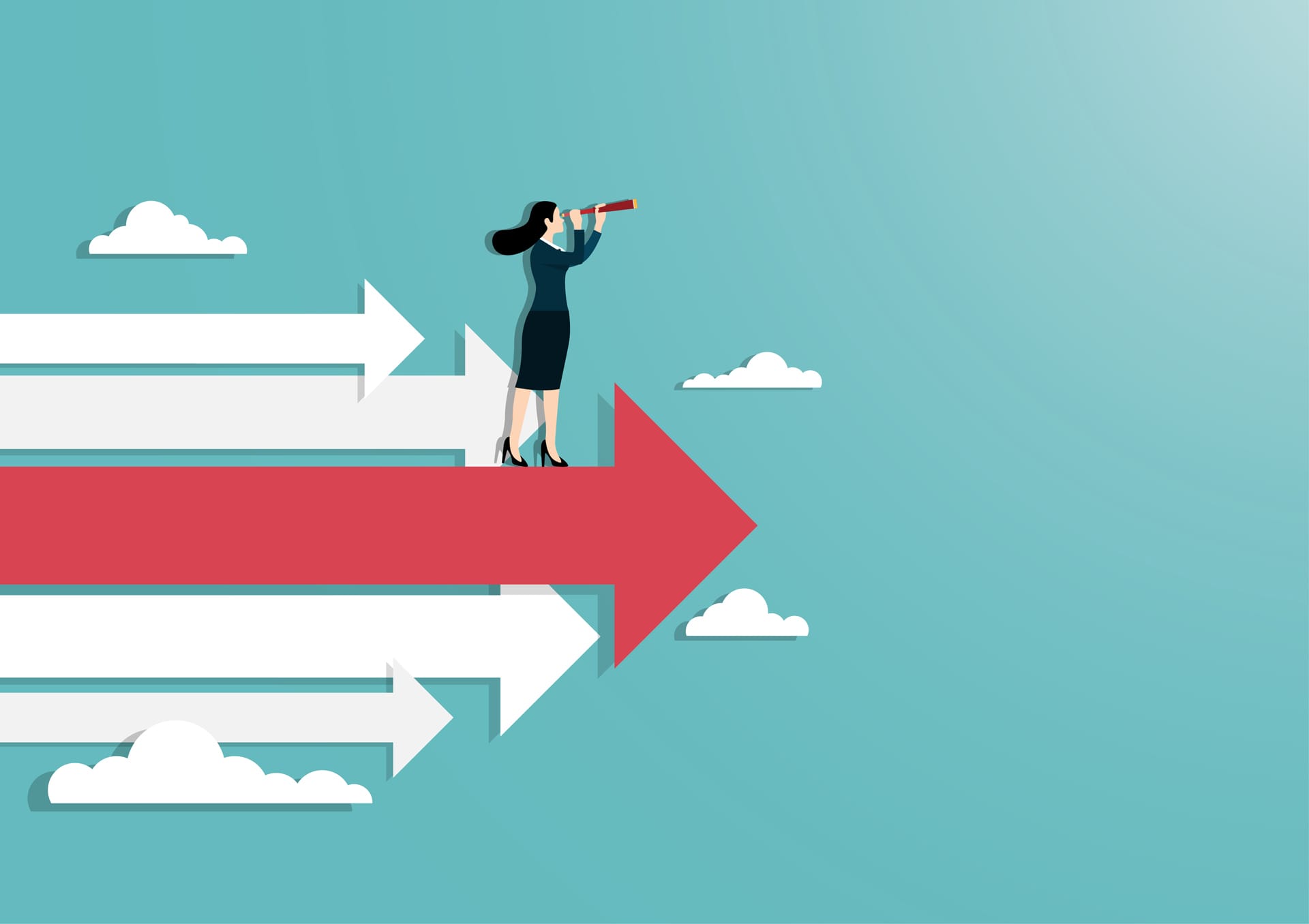 Businessman suit running opened door man opens door looking work