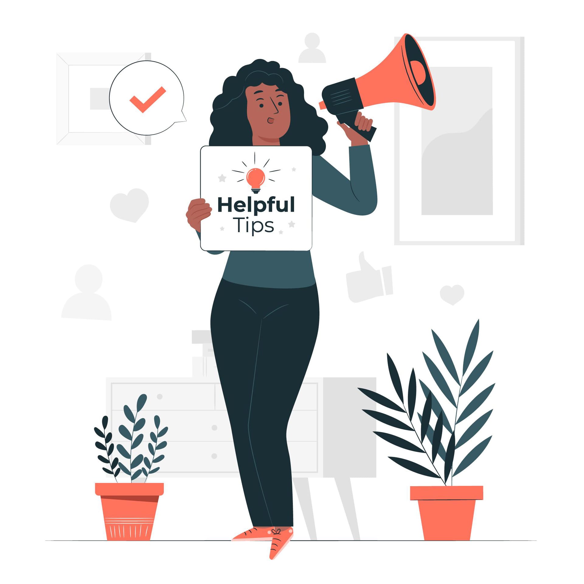 Performance helpful sign concept illustration