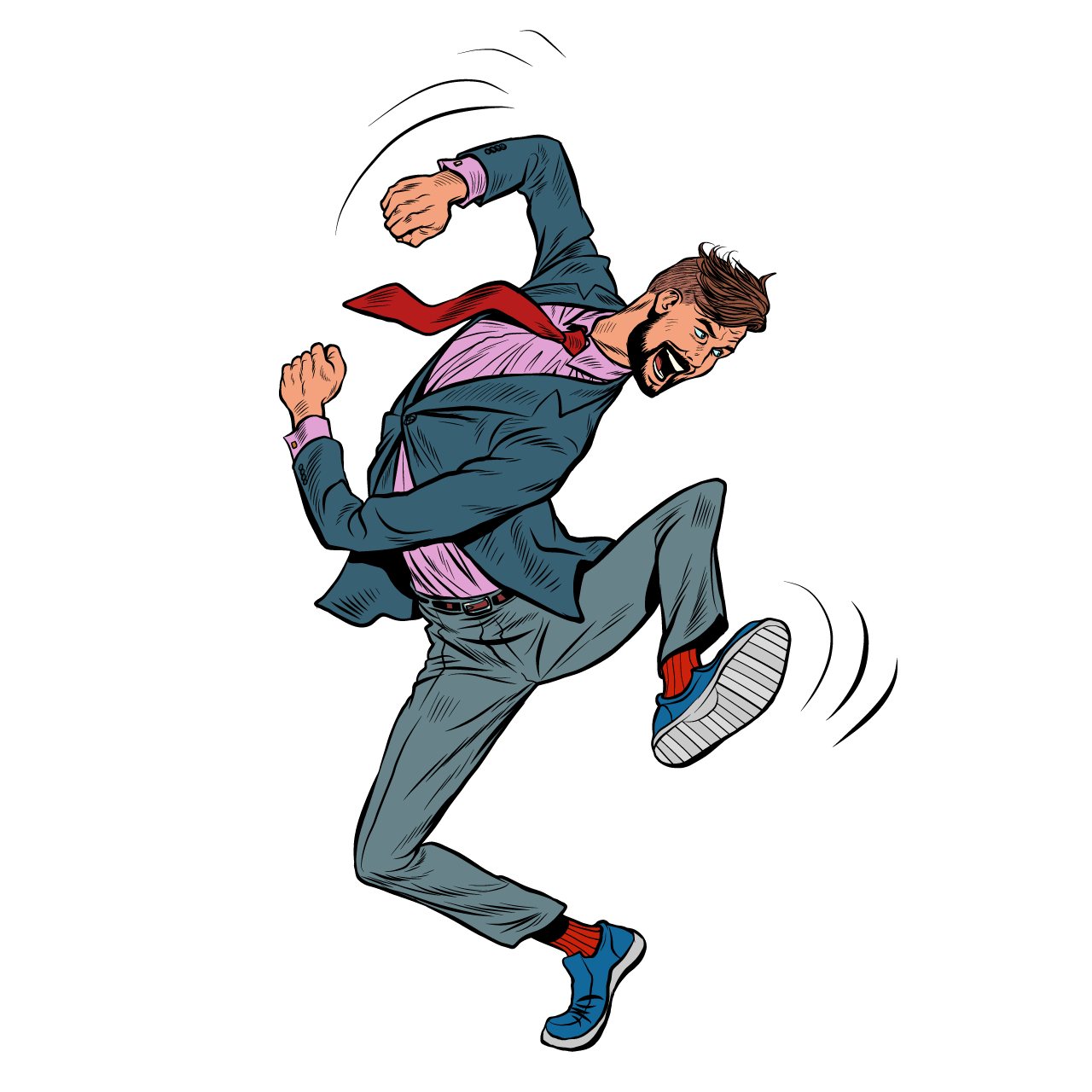 Businessman clipart young man dancing stylish clothes freedom fan love music transparent background png
