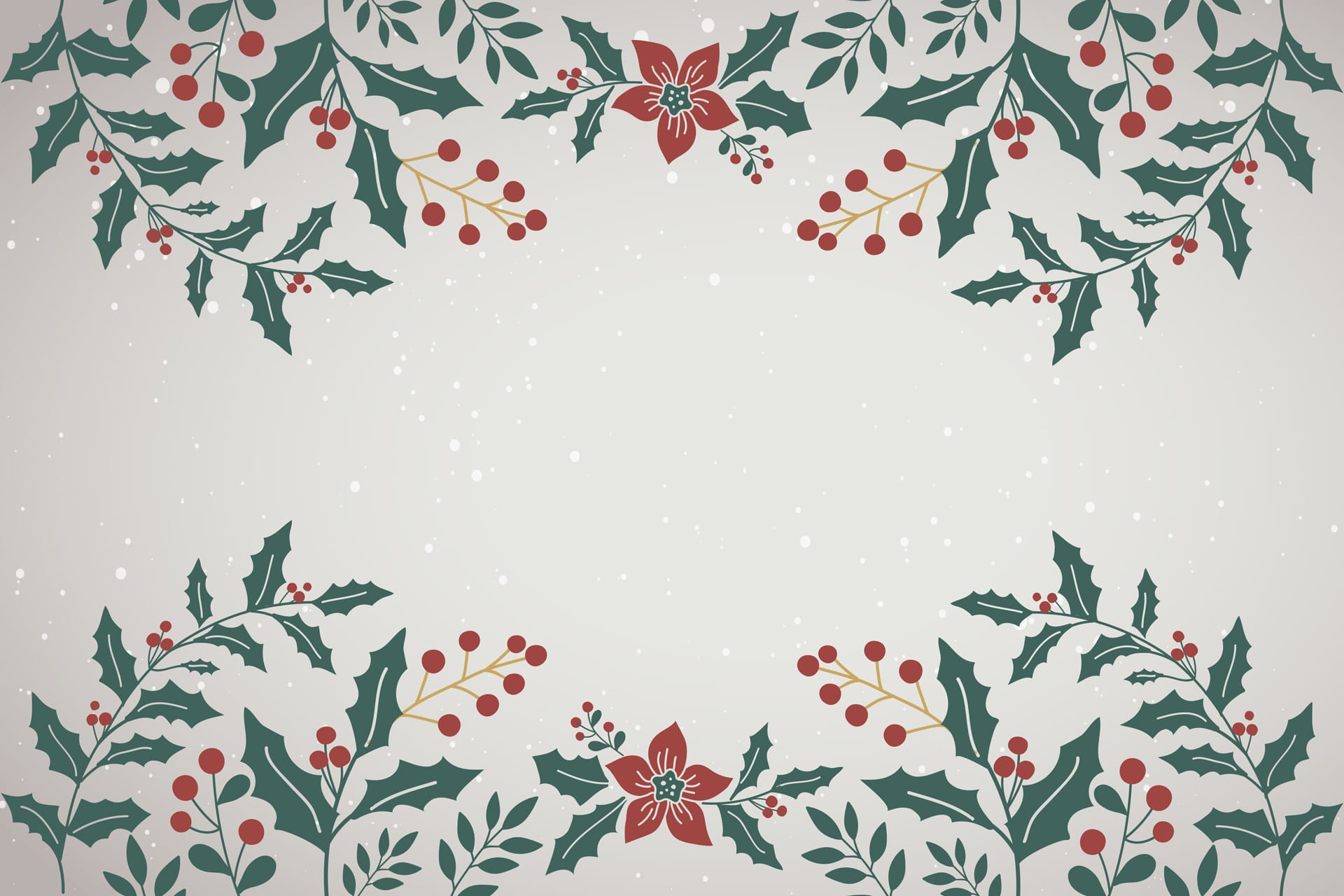 Blank christmas background greeting card