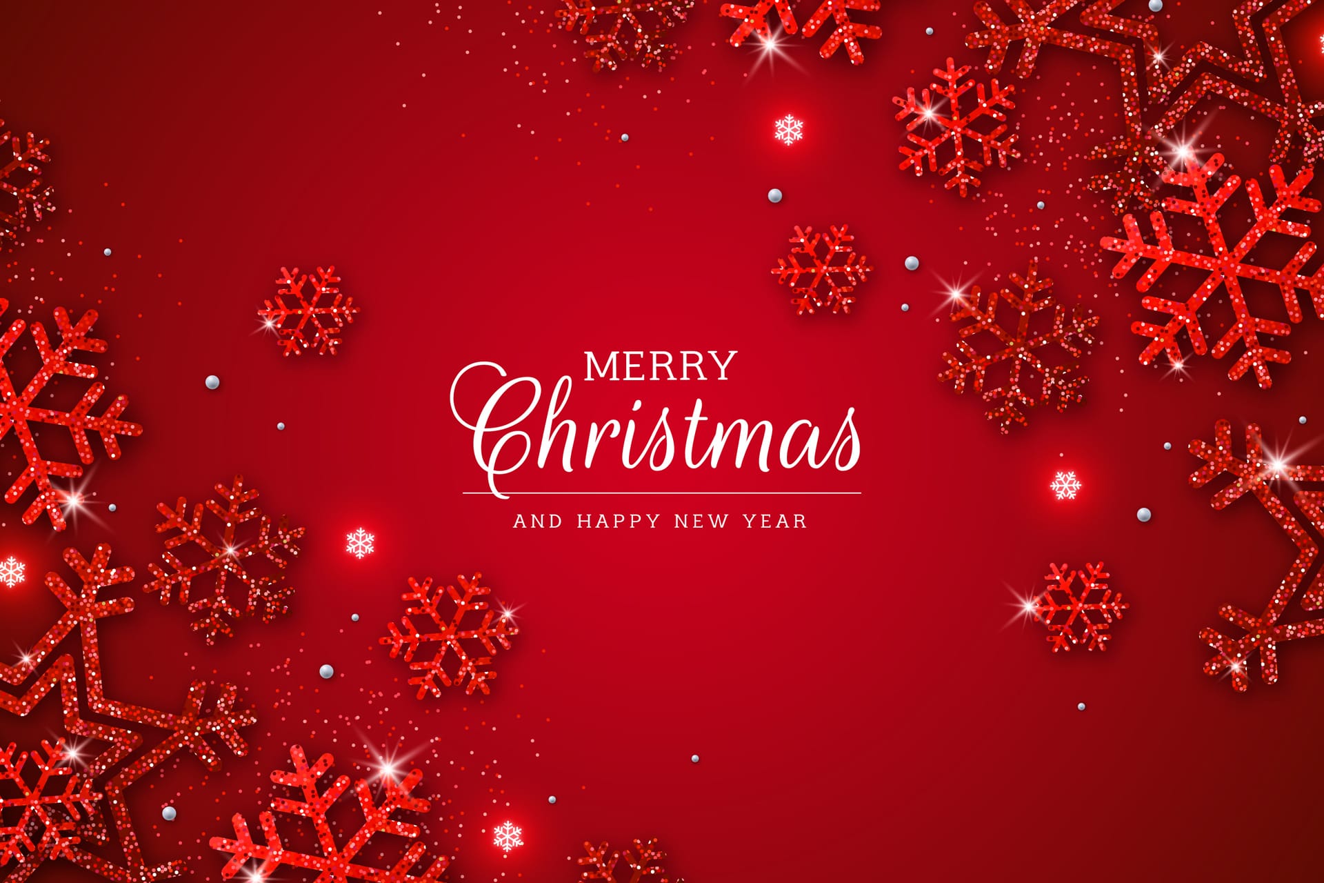 Christmas background with glitter effect image