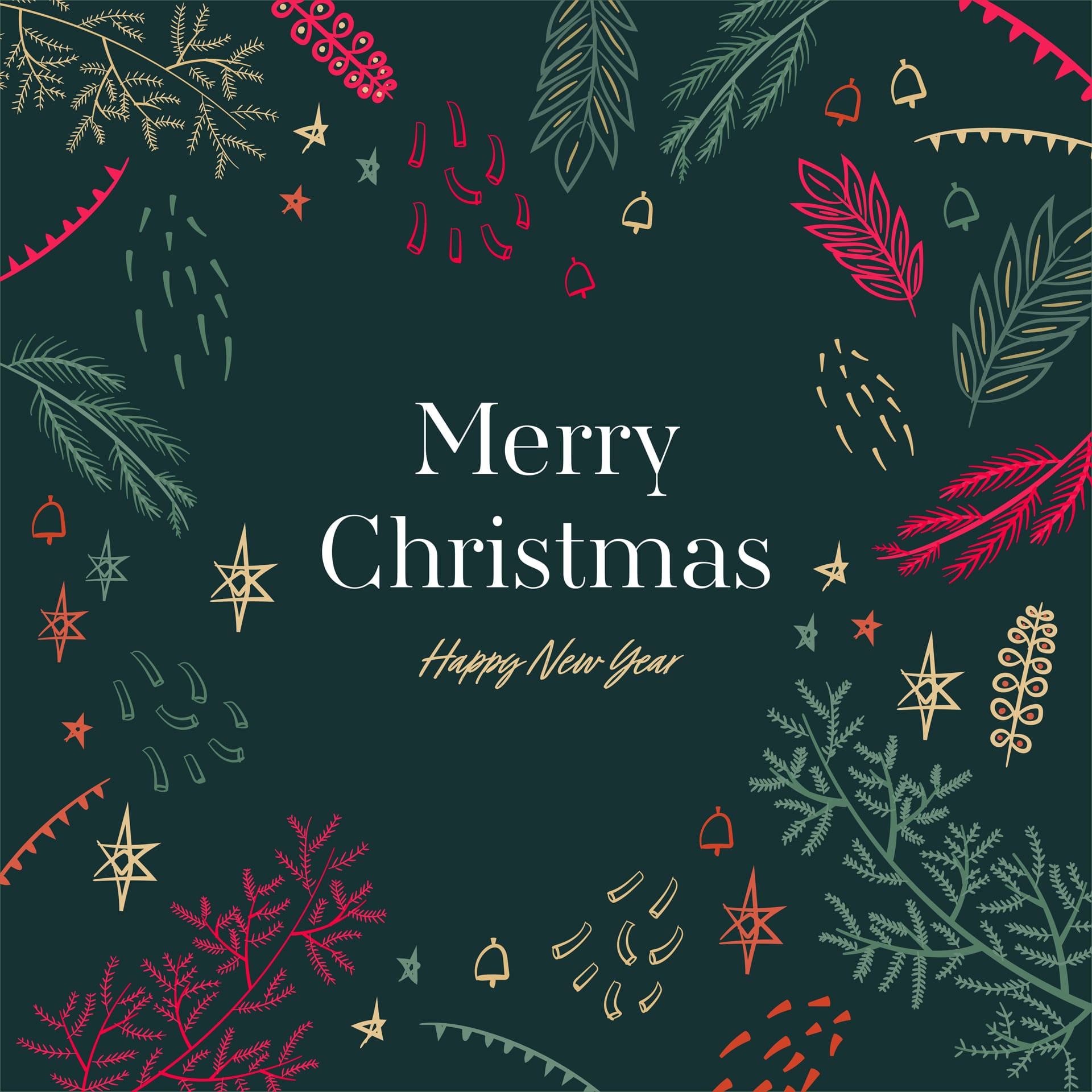 Merry christmas happy new year banner christmas poster holiday banner