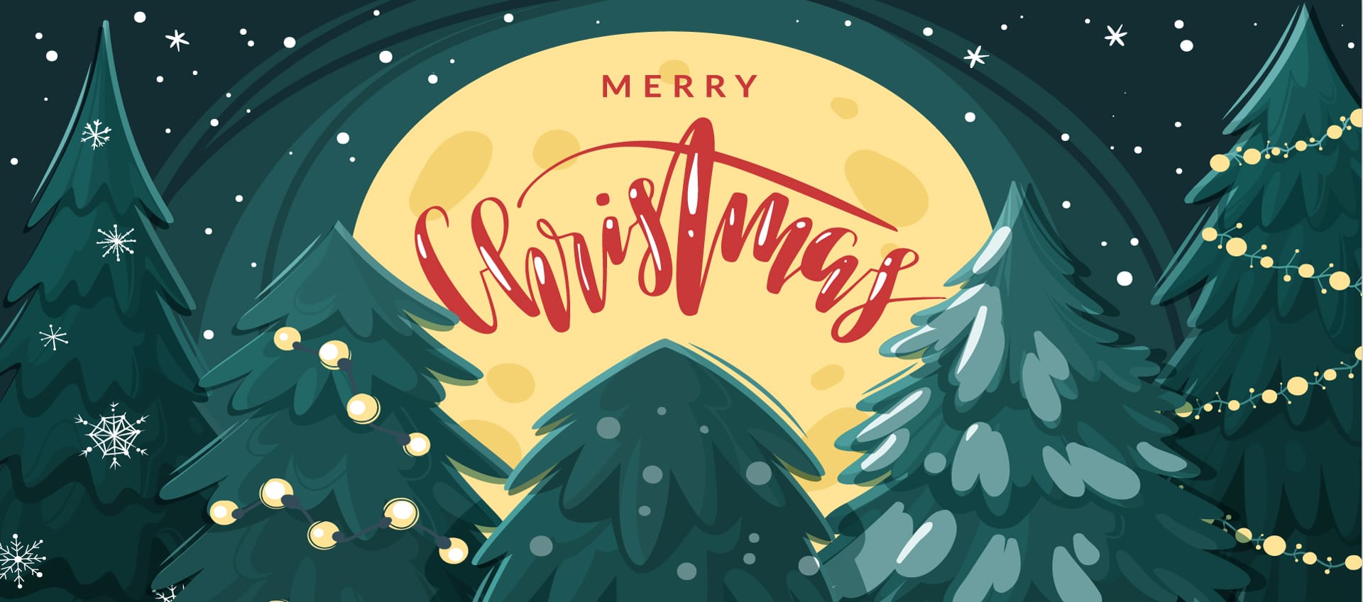 Christmas cartoon horizontal banners picture christmas banner clipart