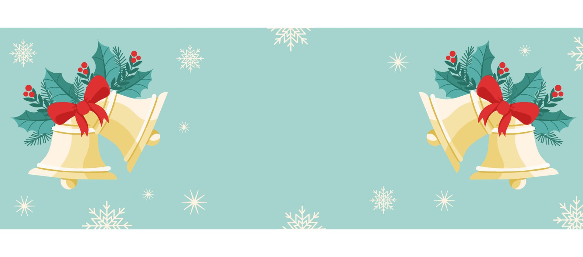 Christmas season celebration horizontal banner template image