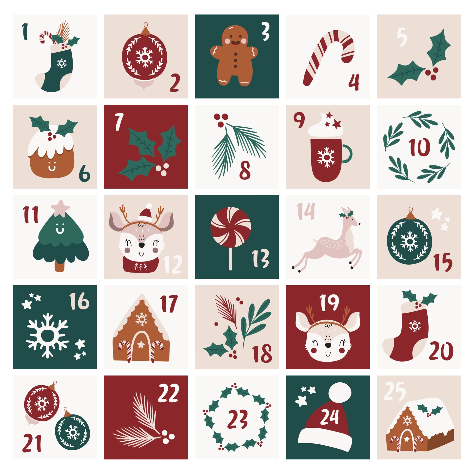 Christmas calendar christmas advent calendar