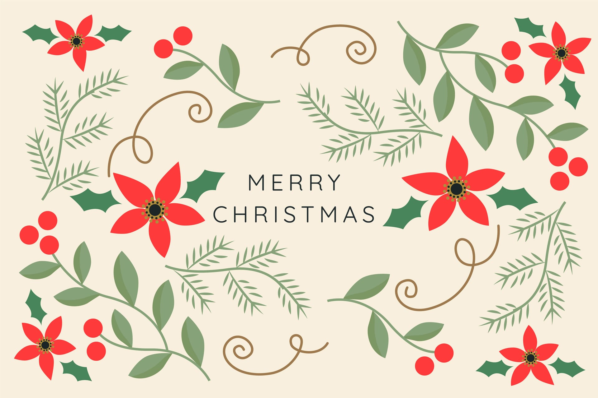Flat christmas background colorful image christmas clip art free