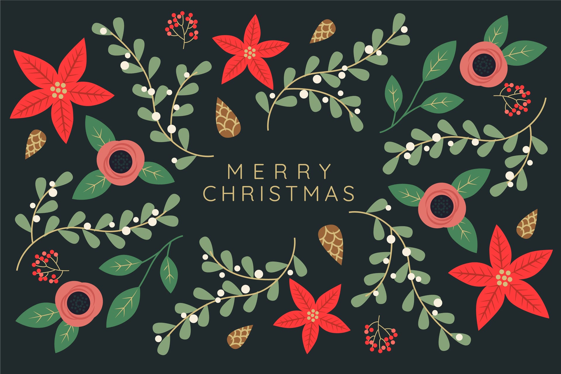 Flat christmas background fine picture christmas clip art free