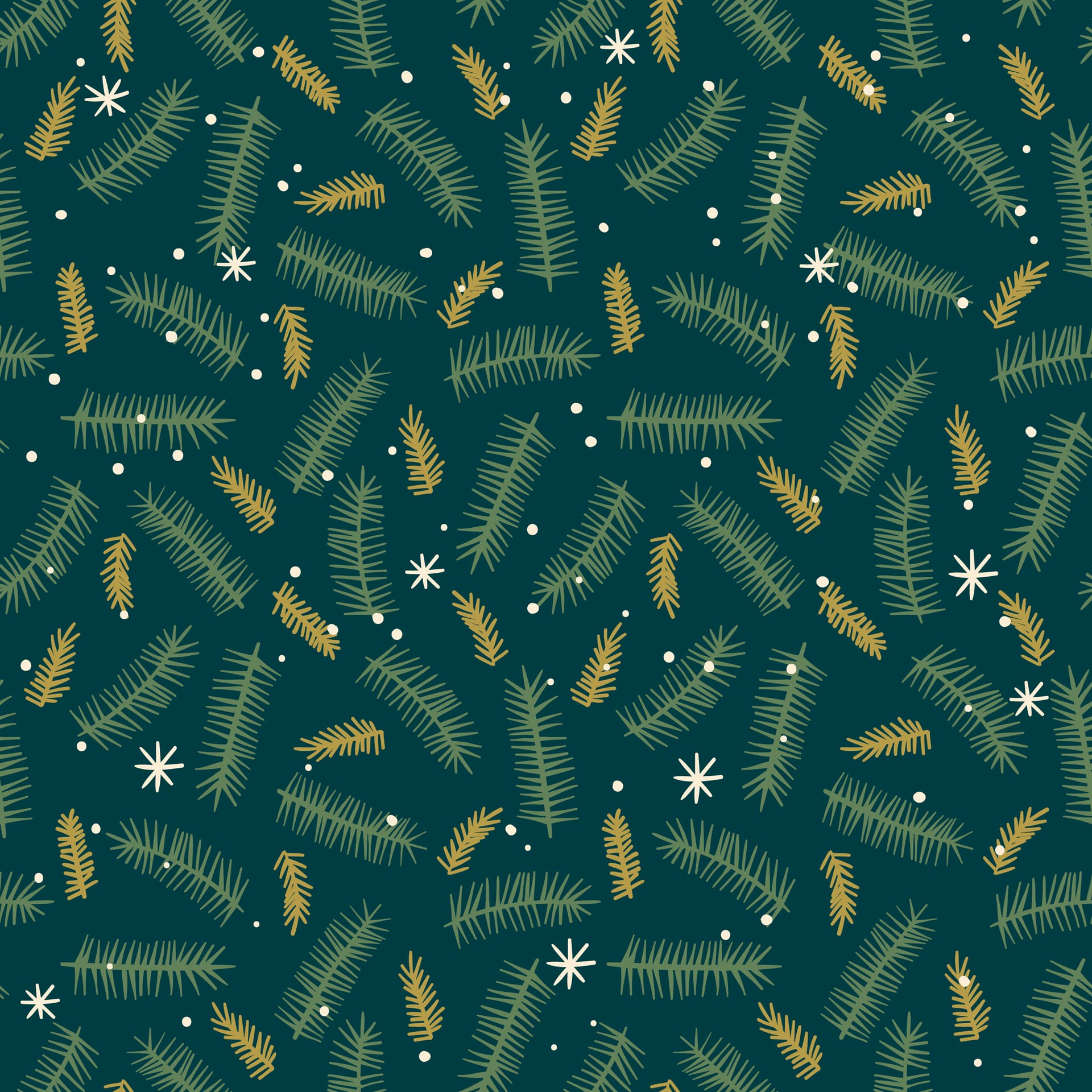 Christmas happy new year seamless pattern trendy retro style image