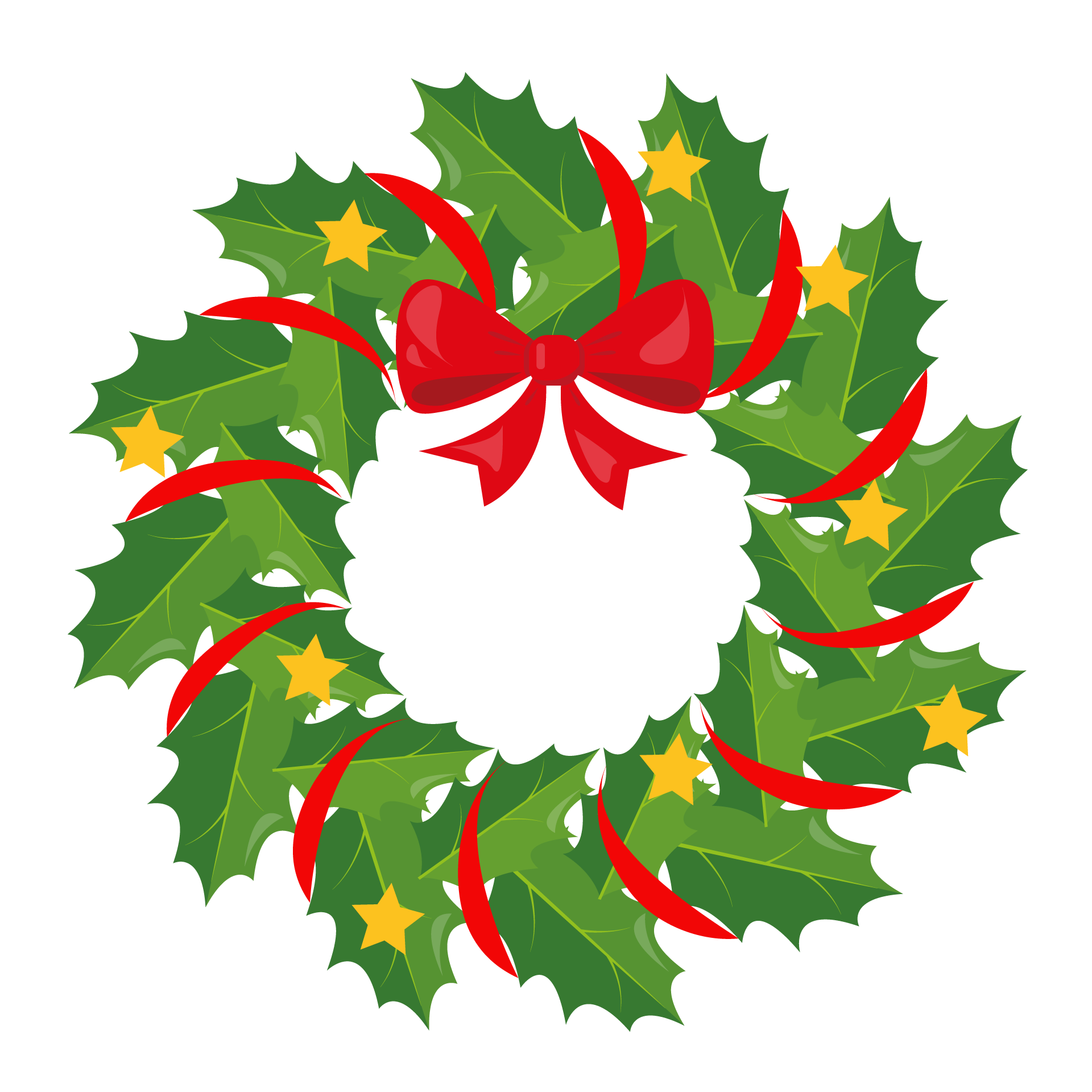 Christmas clipart transparent background christmas wreathes set picture
