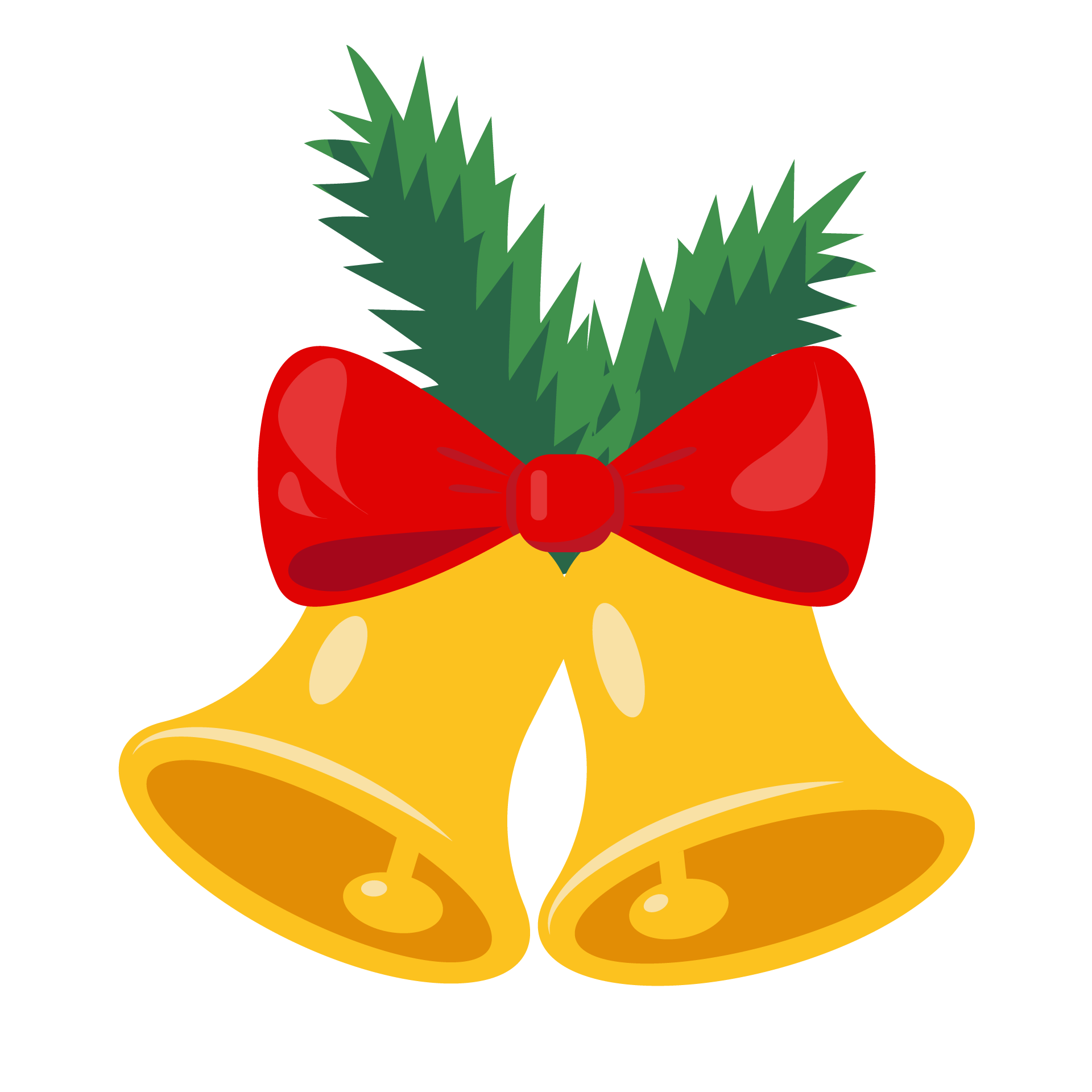 Collection christmas holiday decorations illustrations exquisite image