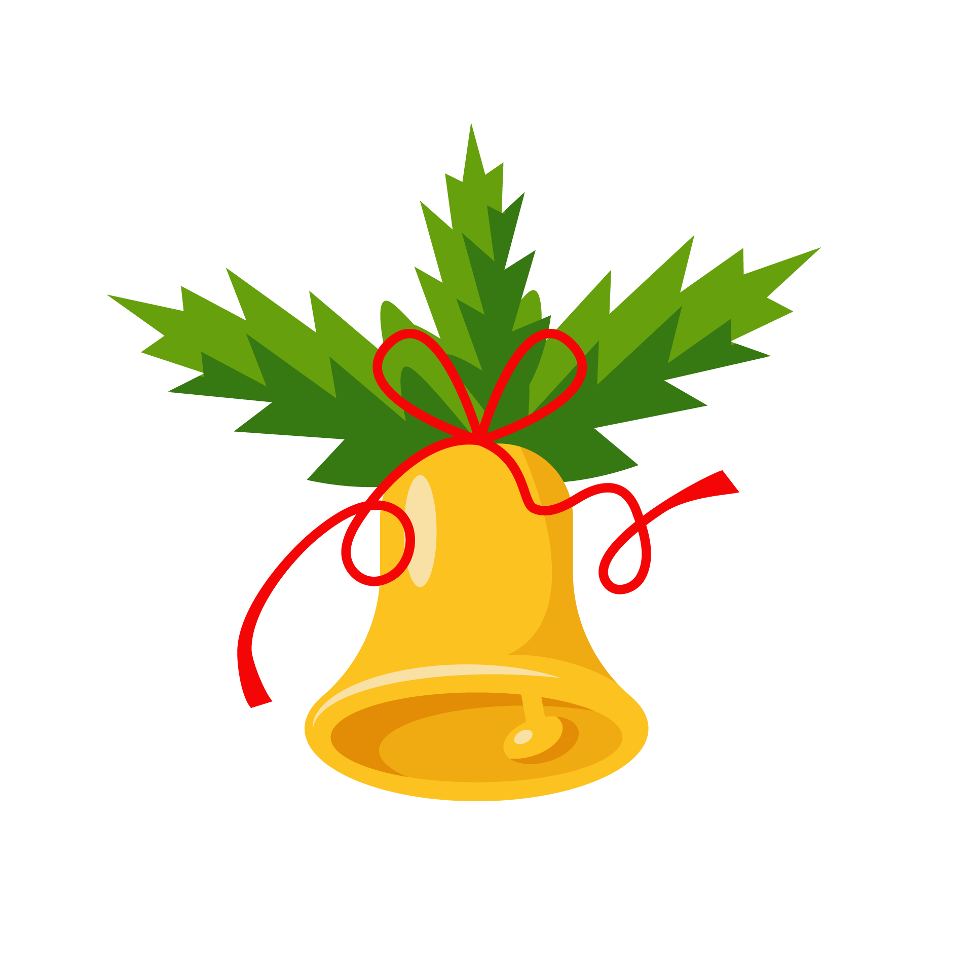 Collection christmas holiday decorations illustrations realistic image