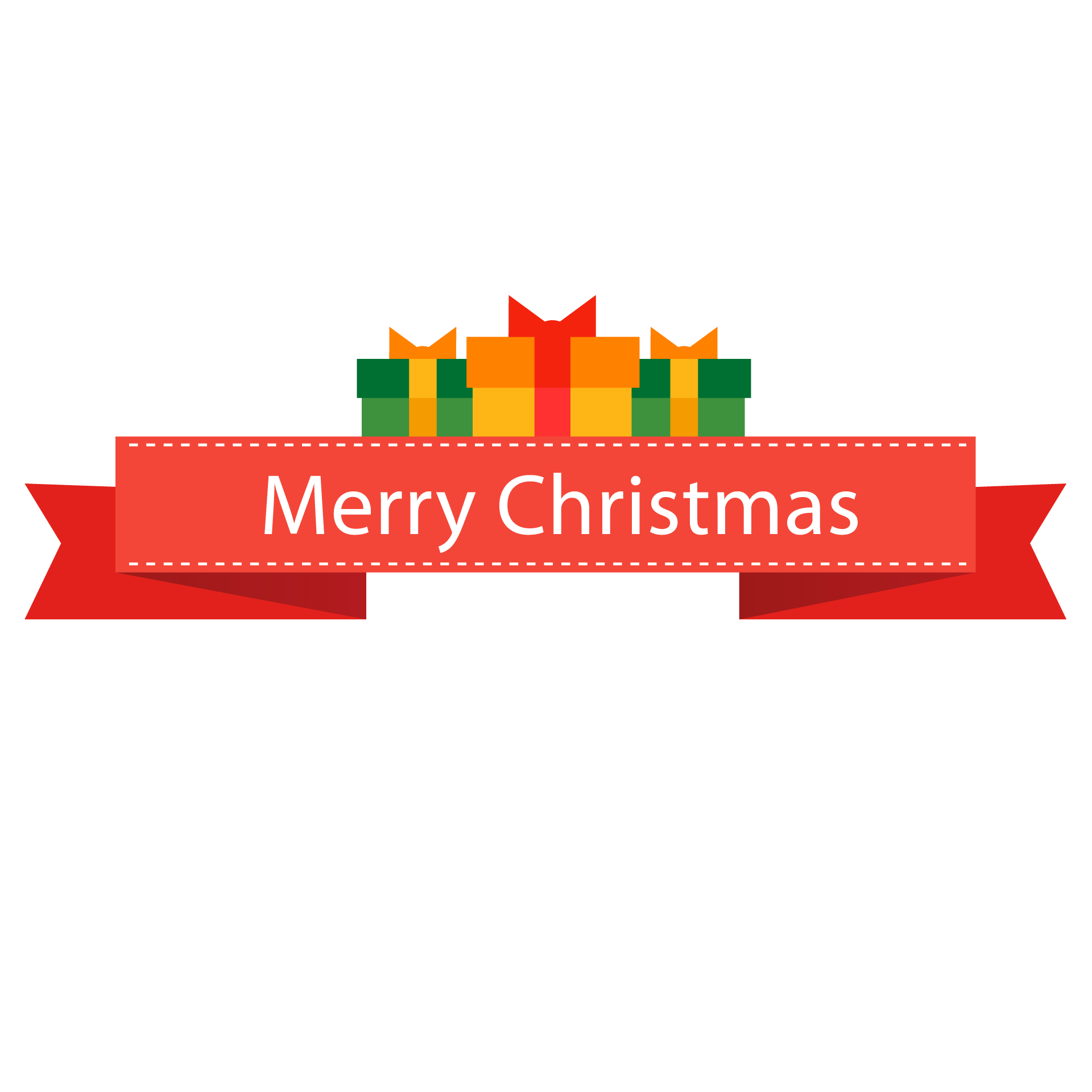 Christmas ribbon with decoration fine picture