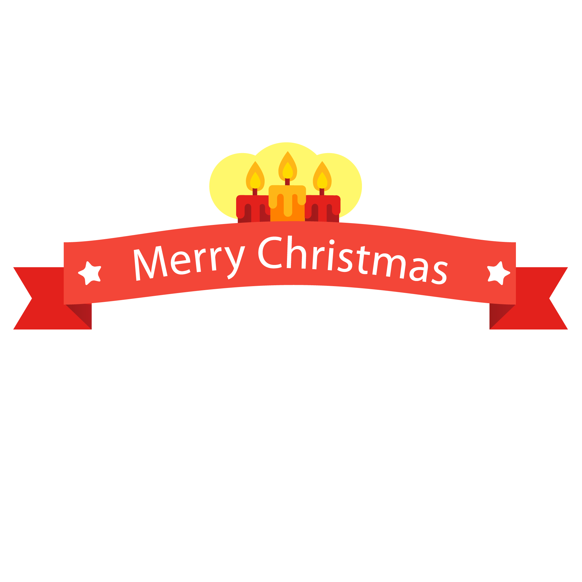 Christmas ribbon with decoration nice image