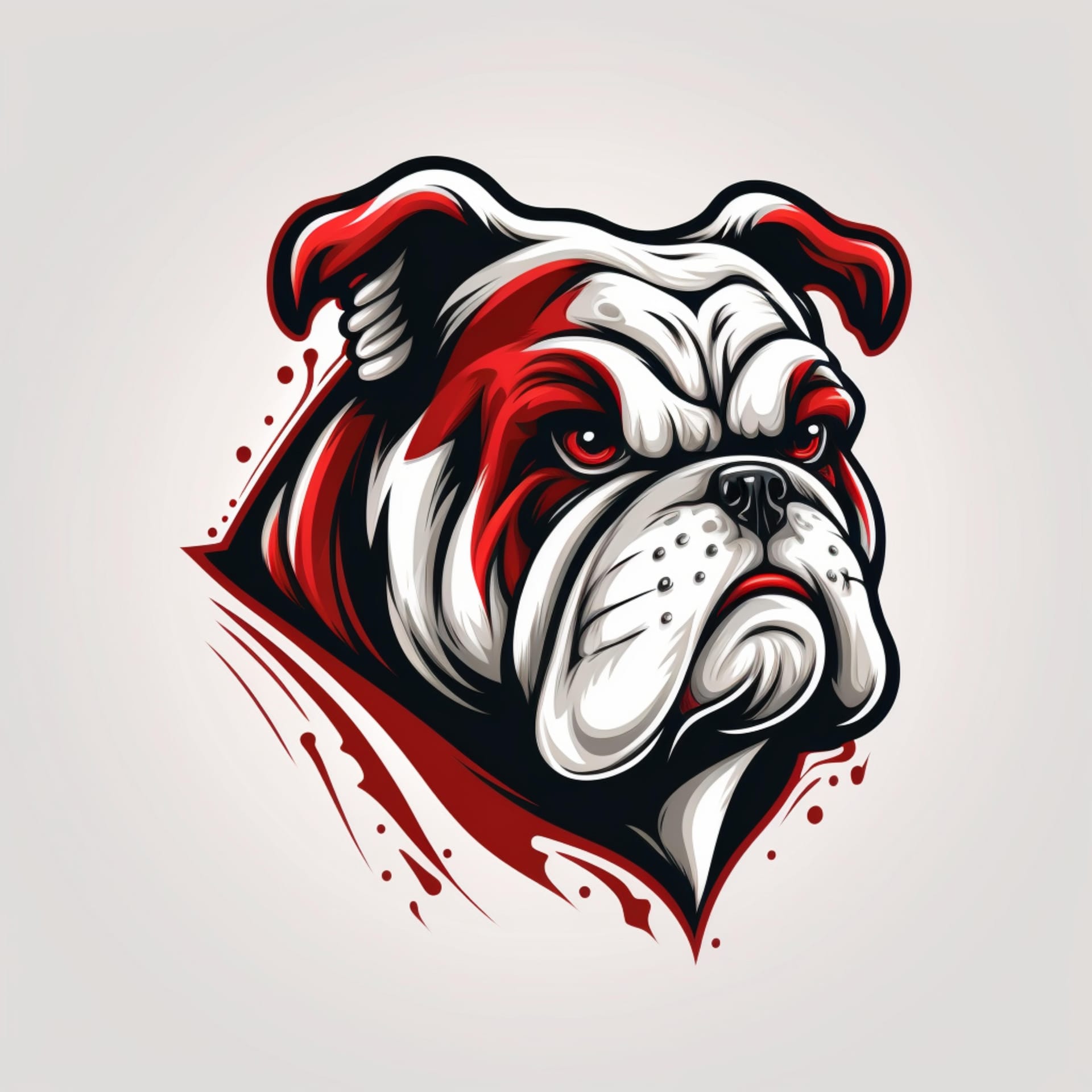 Bulldog logo illustration excellent image