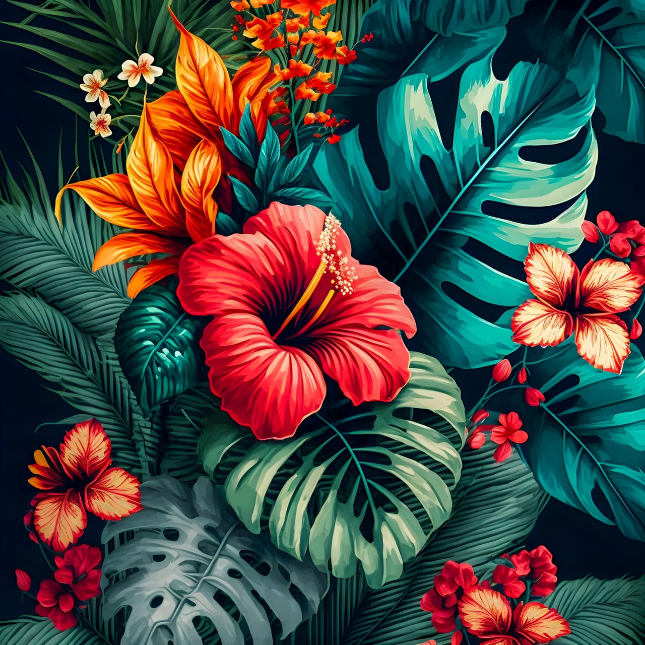 Related image hawaiian print pattern colorful design cartoon image