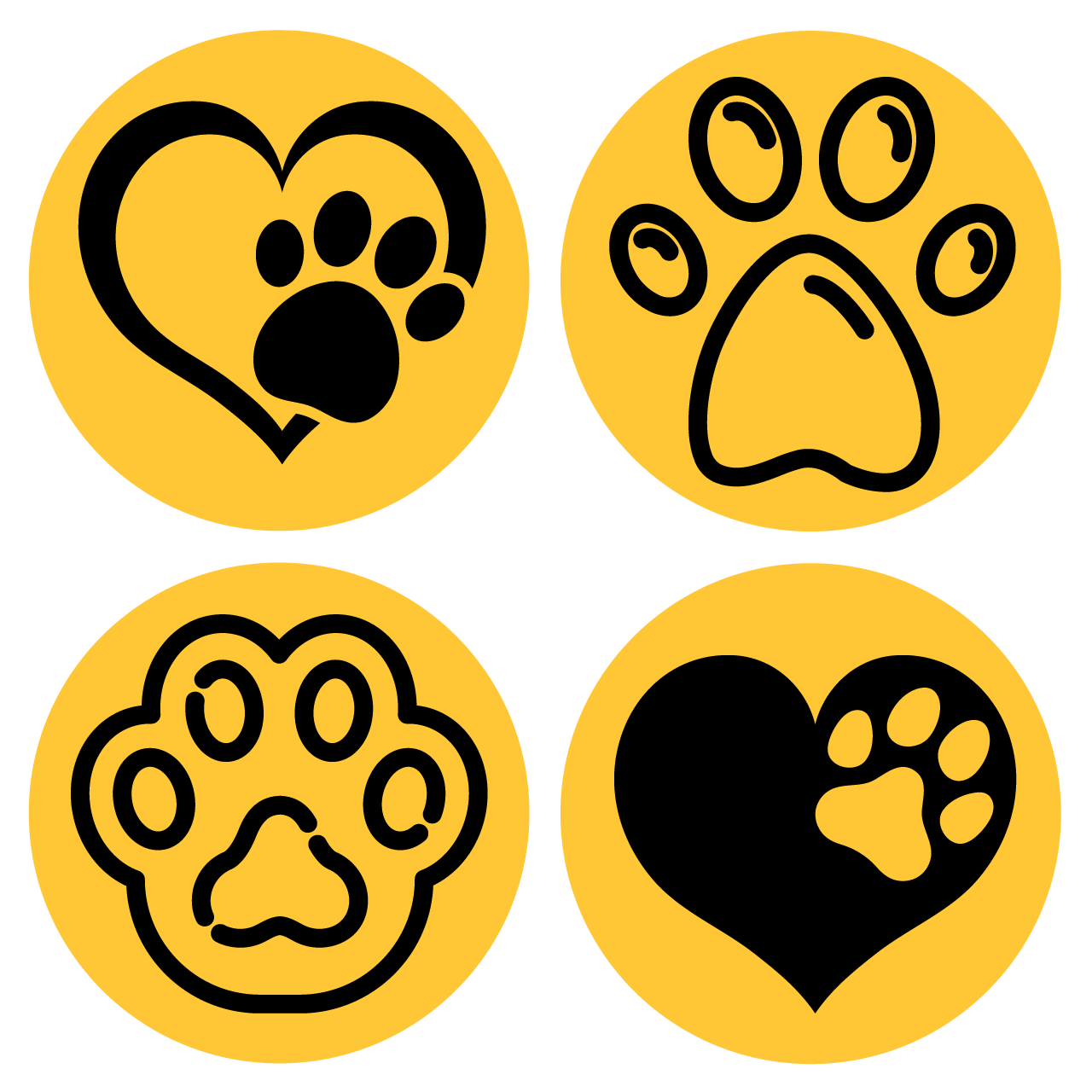 Foot clipart dog footprint designs cartoon illustration image