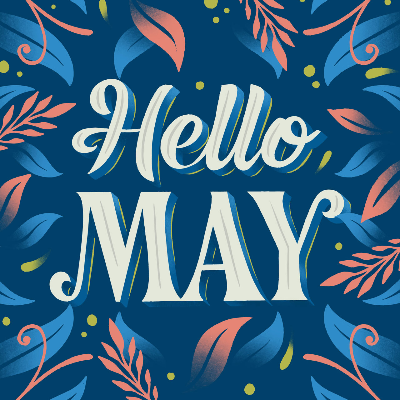 Hi clipart flat hello may lettering hand drawing sketch