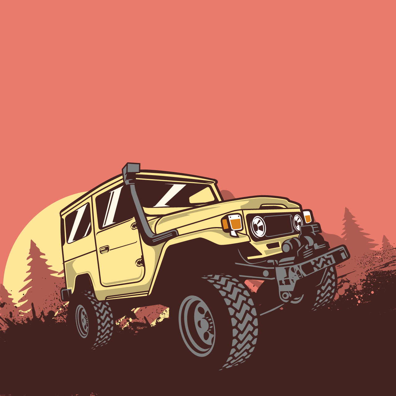 Jeep png clipart adventure 4x4 car hand drawing sketch