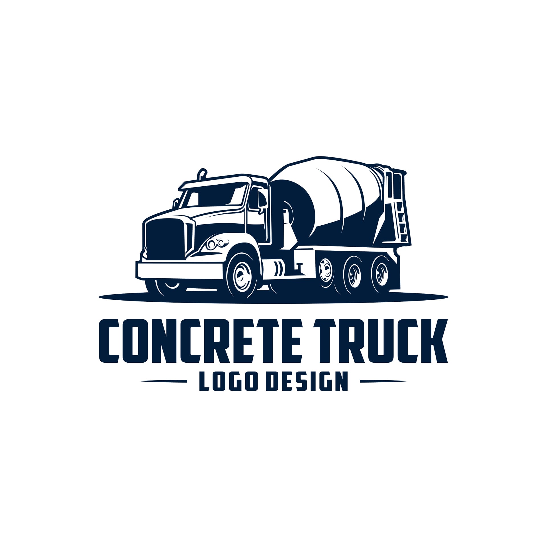 Concrete mixer truck logo logo art clipart