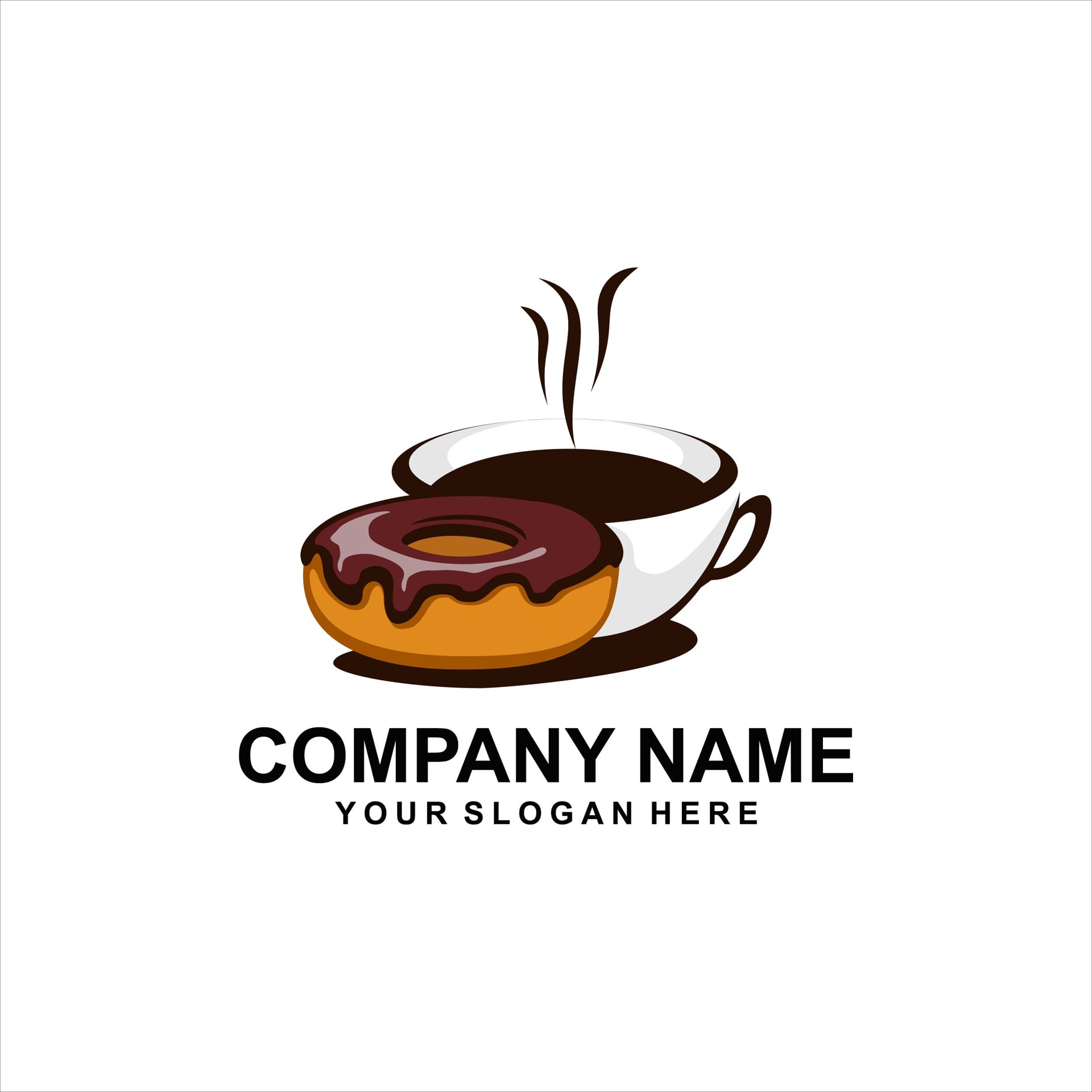Logo art clipart donuts coffee logo