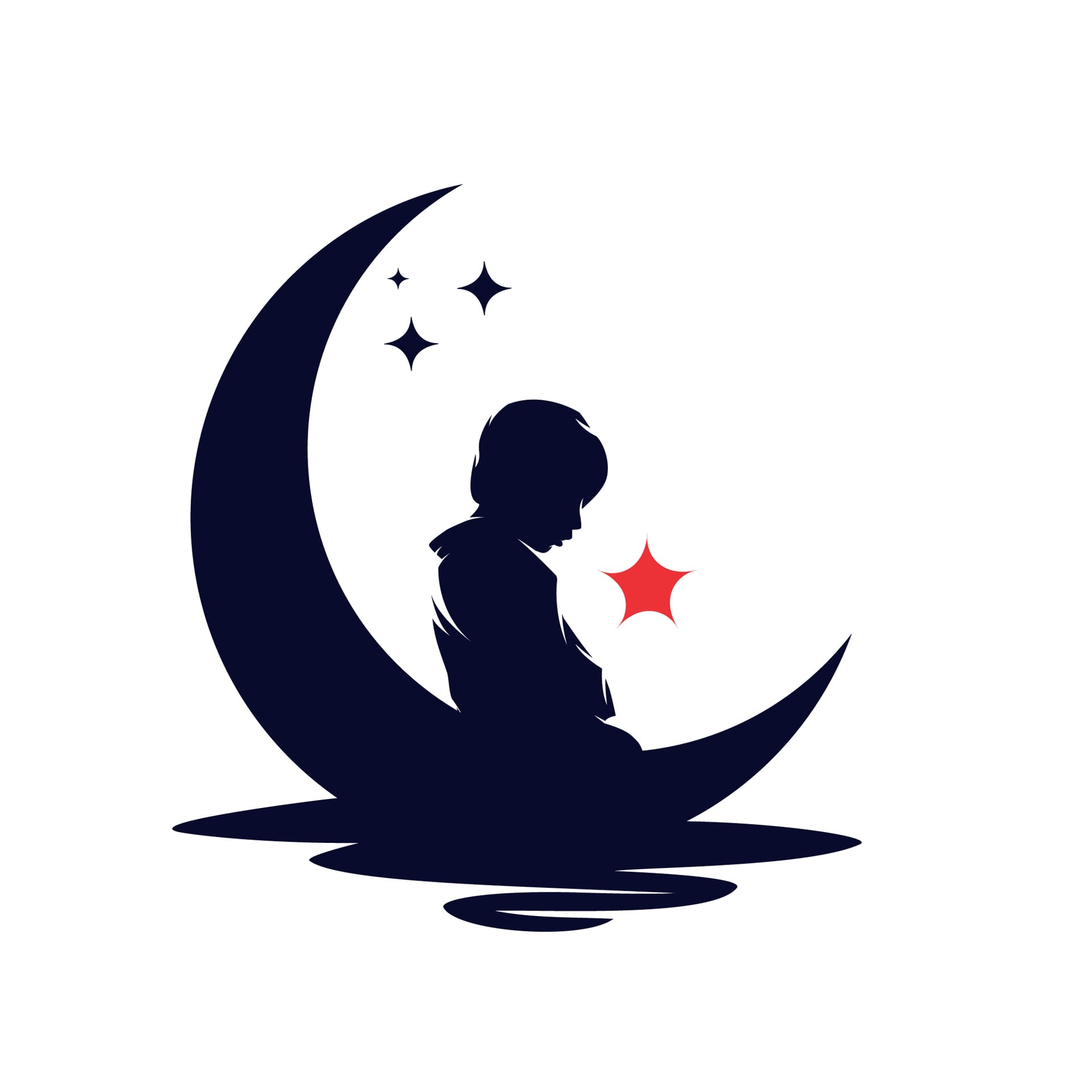 Dreams logo with moon symbol reaching star logo excellent picture