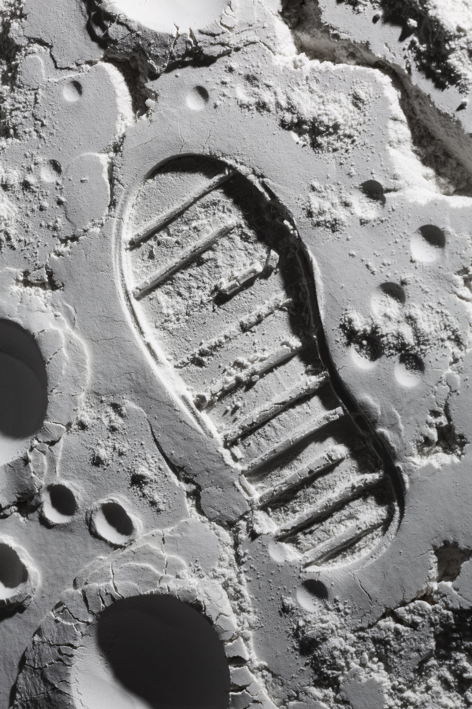 Foot step details moon texture concept moon clipart