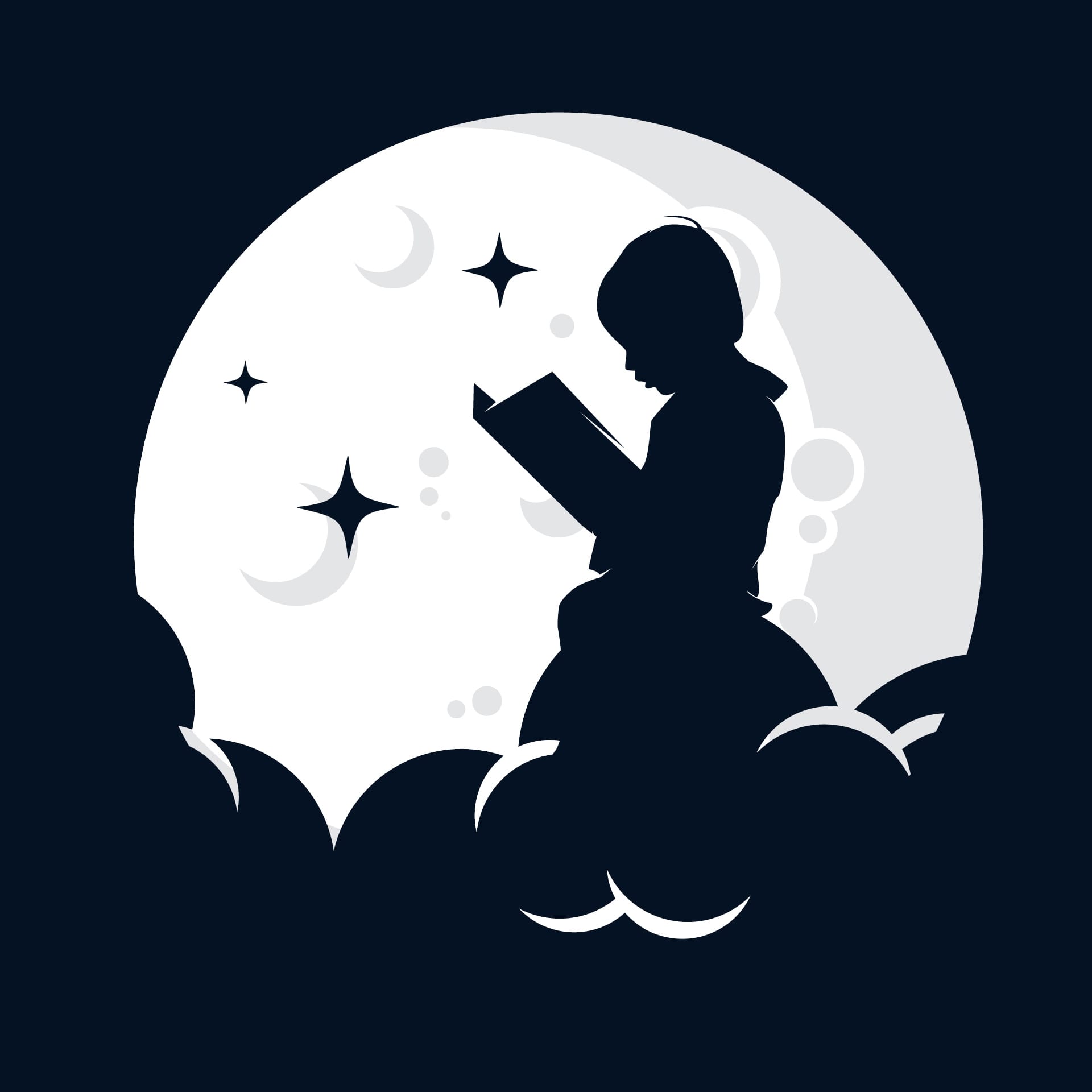 Kids dream logo design template excellent image