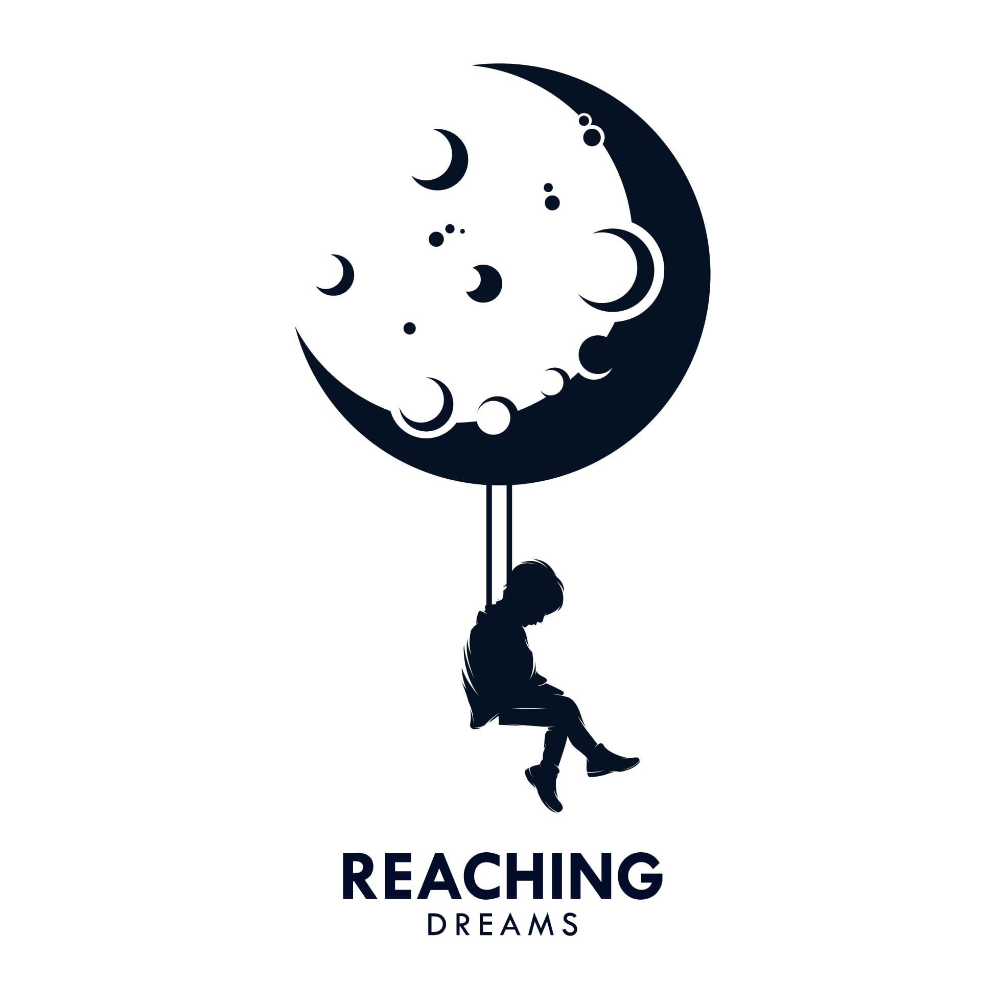 Reaching dreams logo design template excellent picture