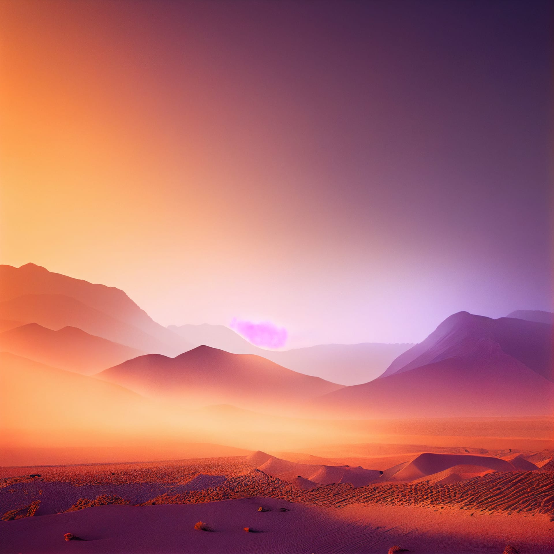Nature clipart beautiful desert landscape sunset sunrise