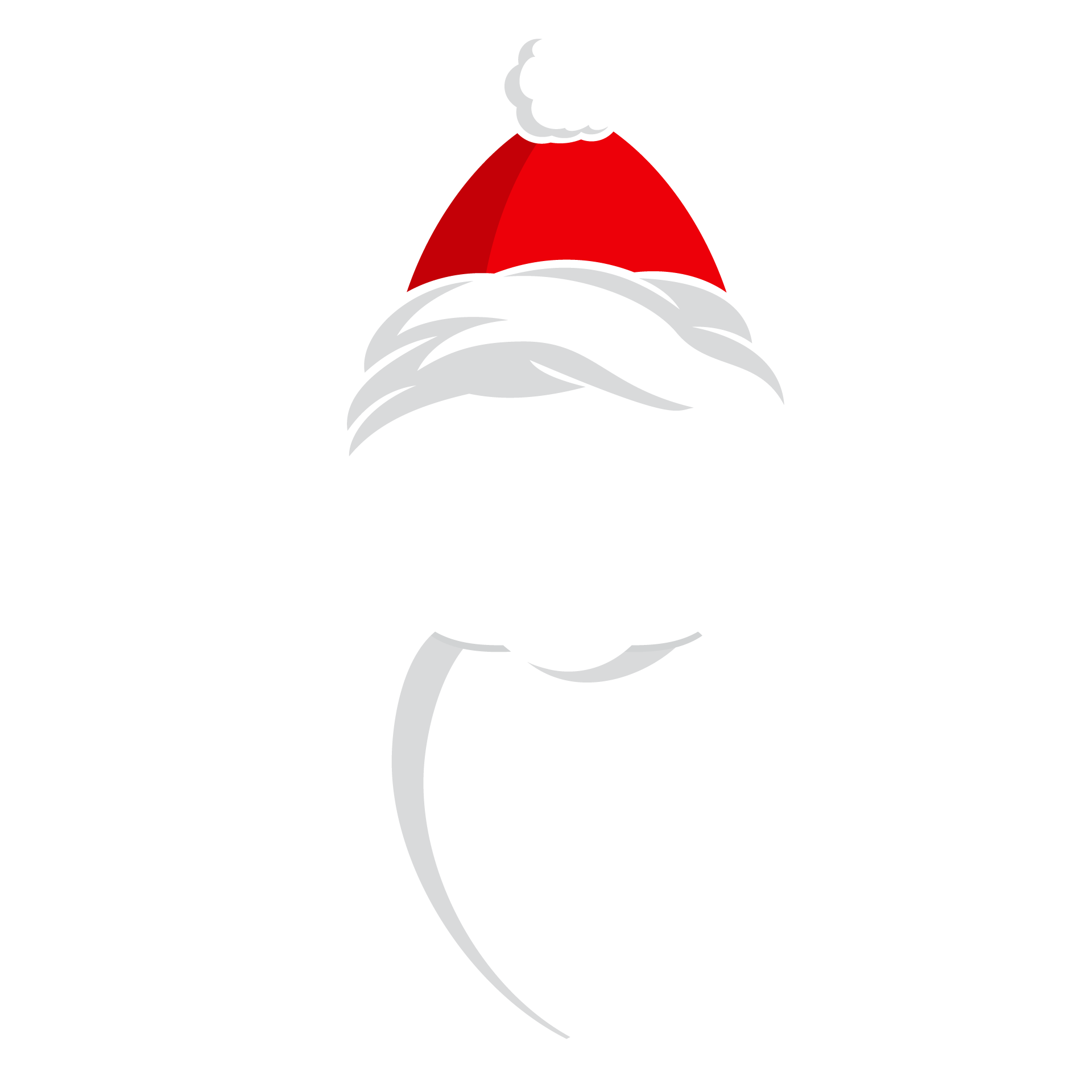 Christmas holiday collection xmas santa prop image santa beard png