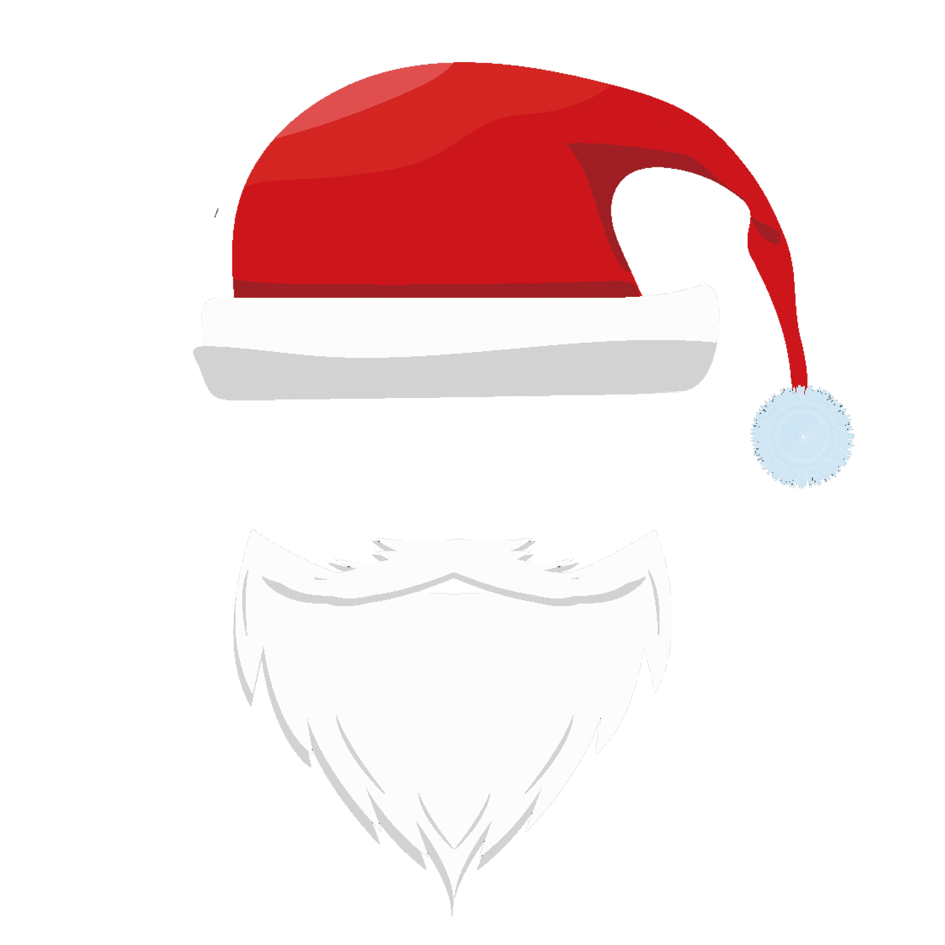 Santa clause hat beard illustration excellent image