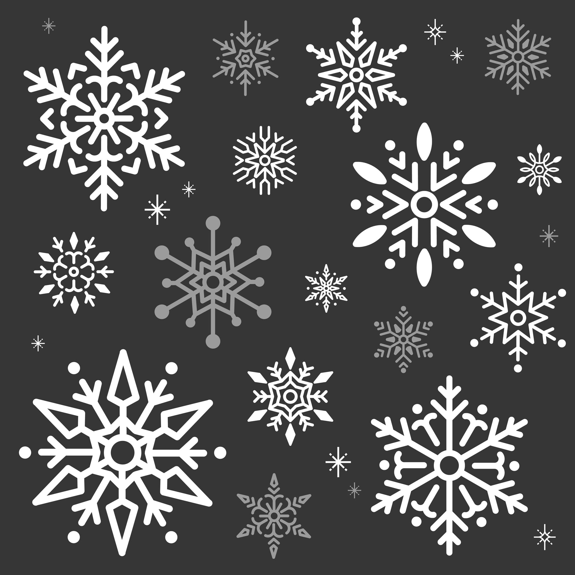 Snowflake christmas design background image