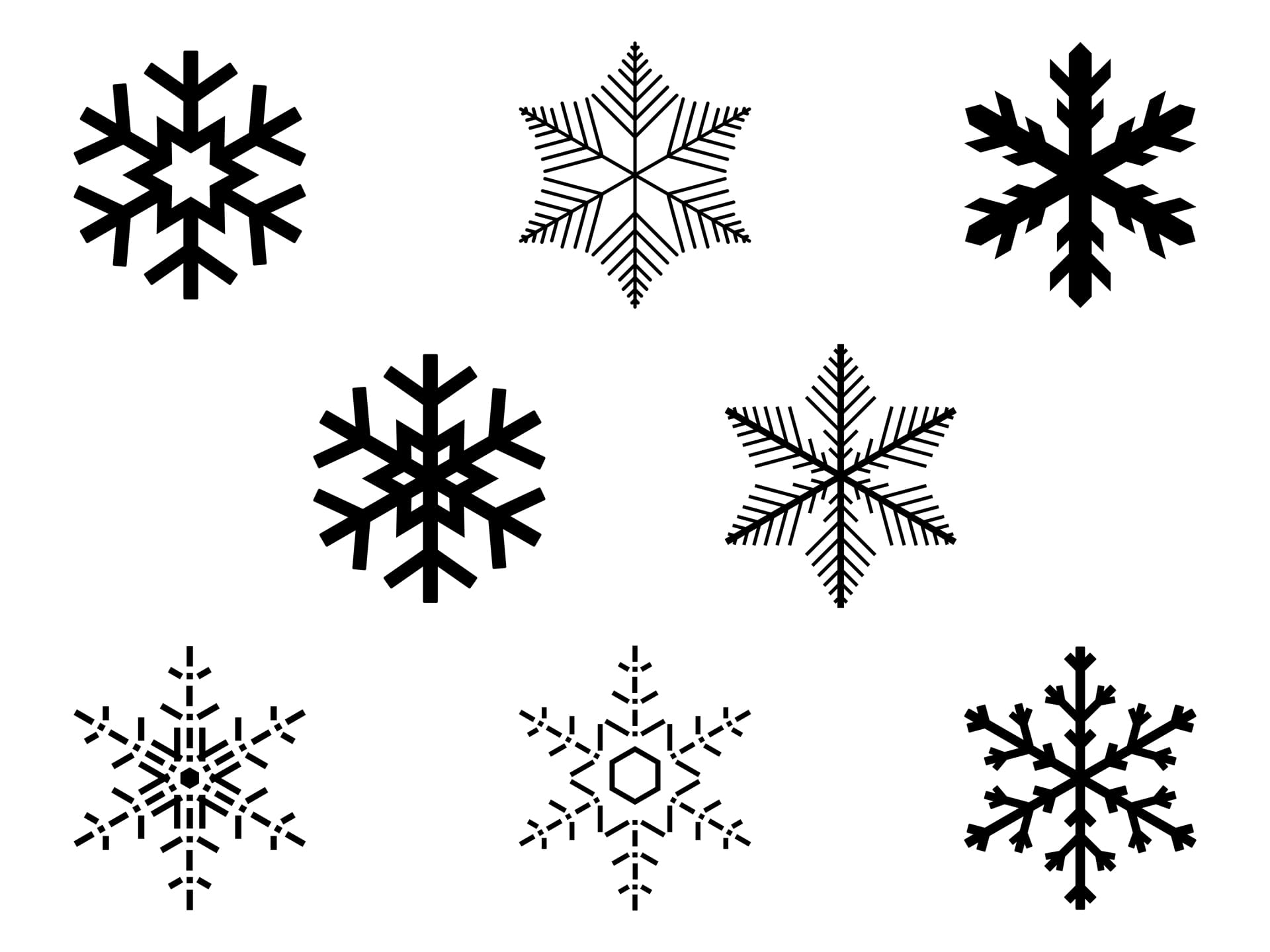 Snowflake clipart snowflakes