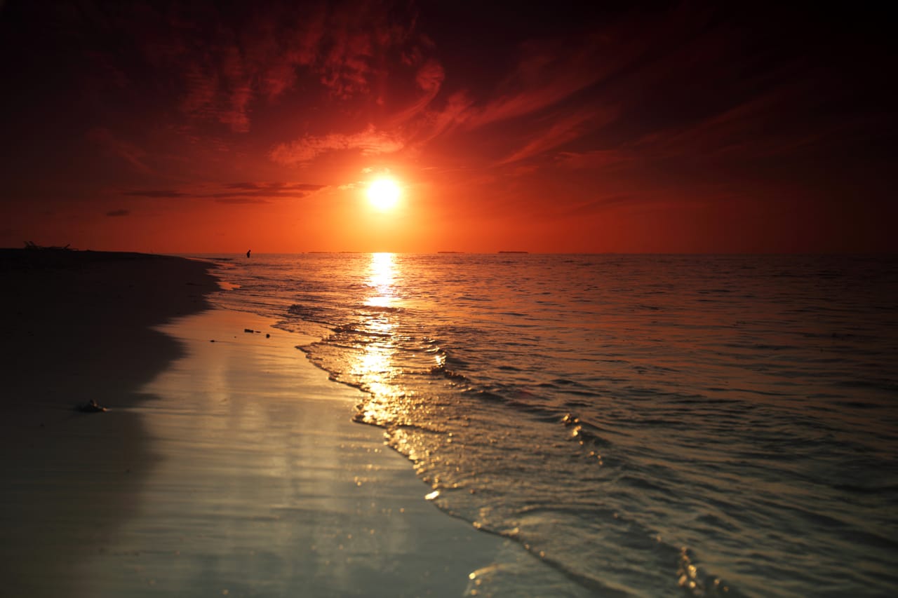 Related image beautiful sun rising morning tropical beach