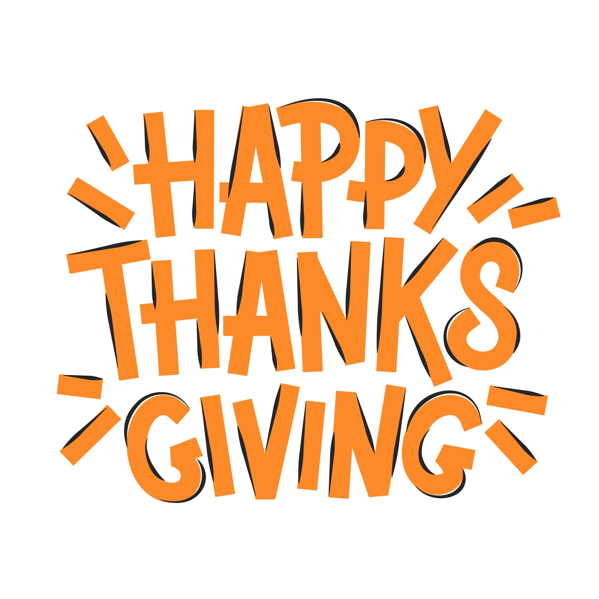 Thanksgiving clip art free happy thanksgiving lettering handwritten