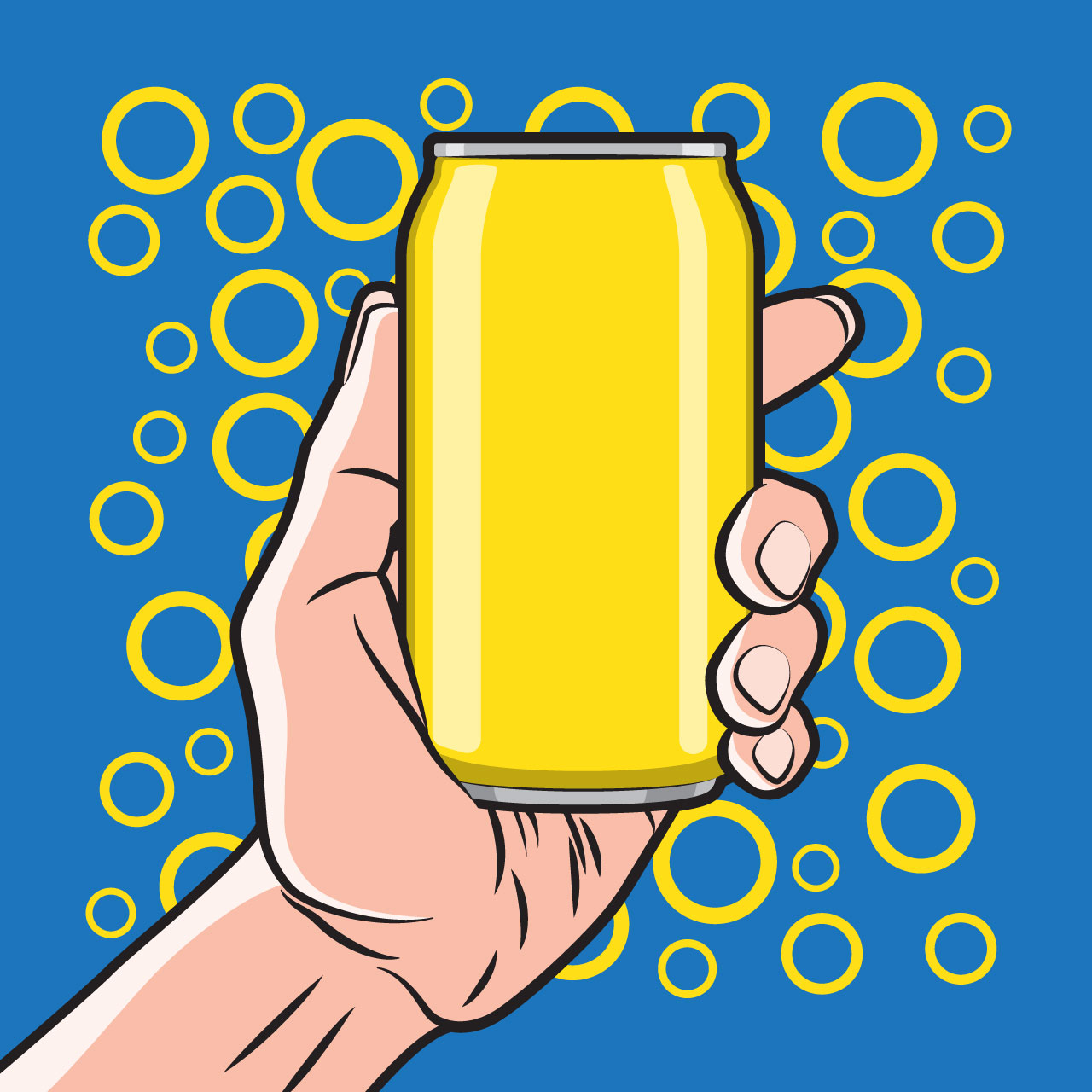 Tin clipart fresh drink can hand cartoon image hand drawing sketch