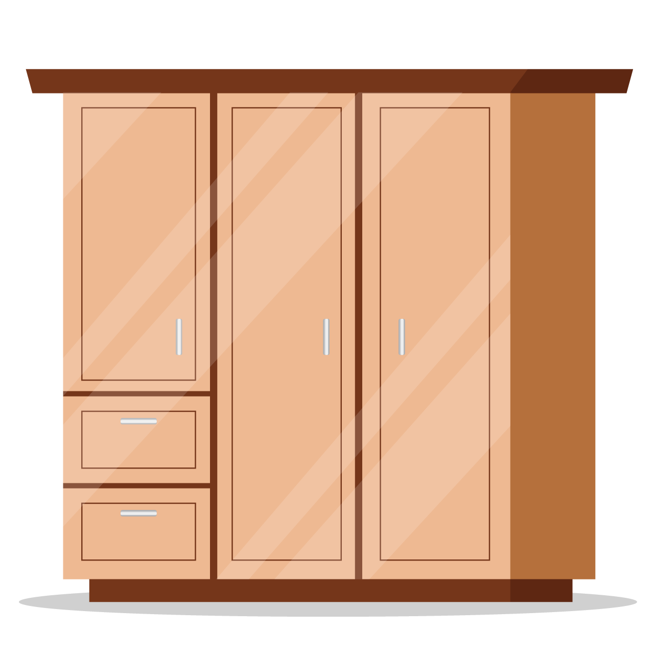 Wardrobe clipart furniture cartoon image transparent background png hand drawing sketch
