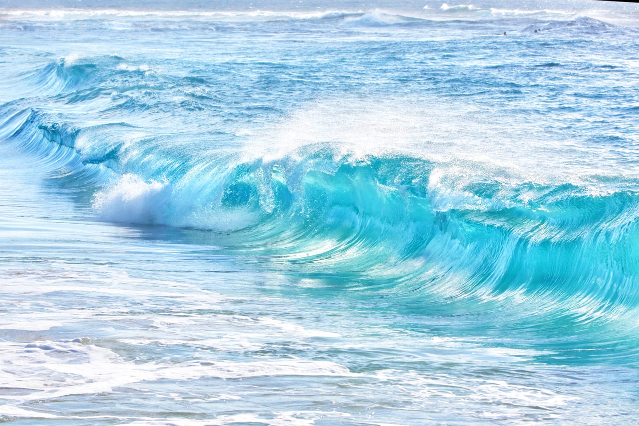 Related image turquoise waves sandy beach hawaii